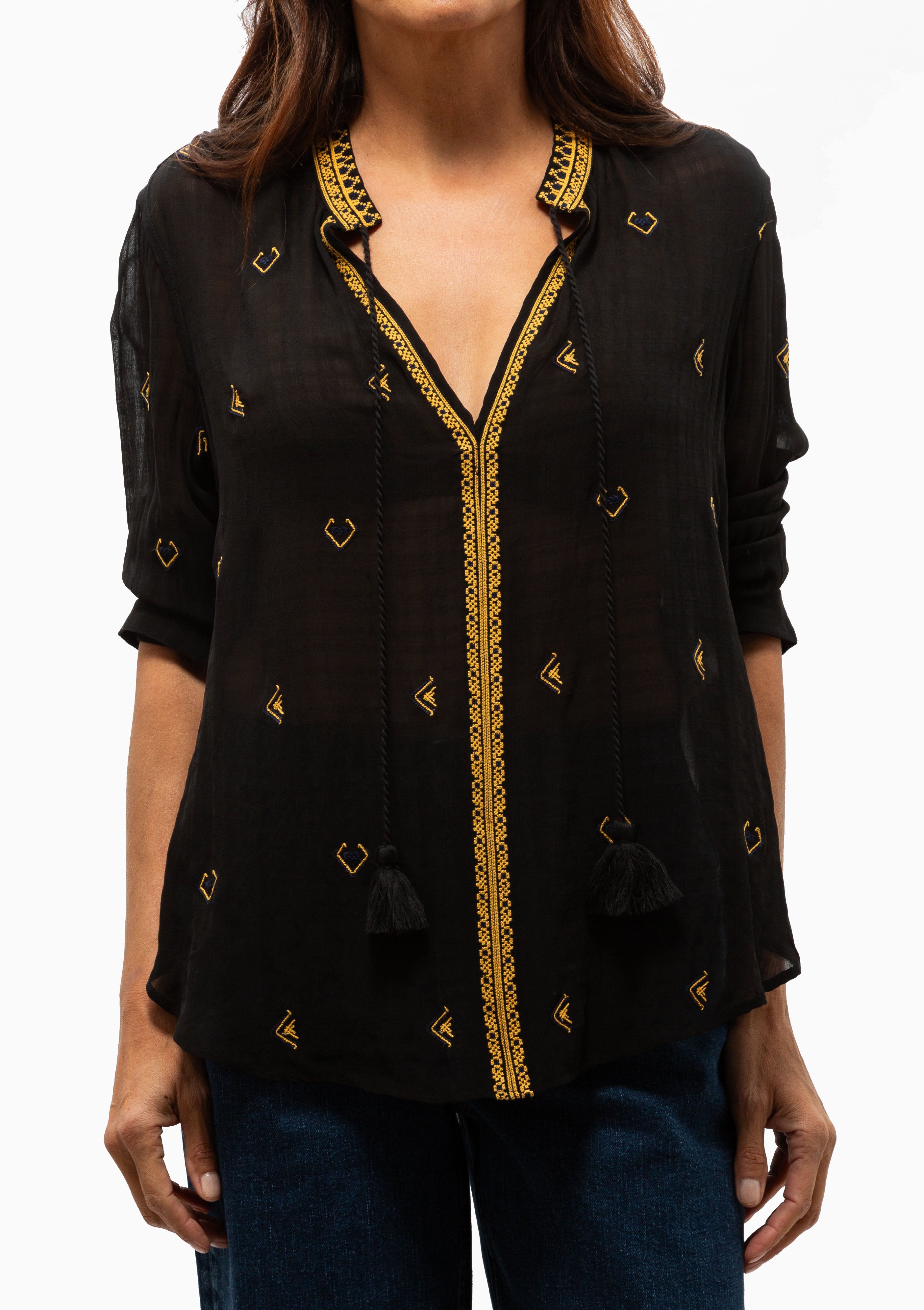 Gaspard Blouse | Noir