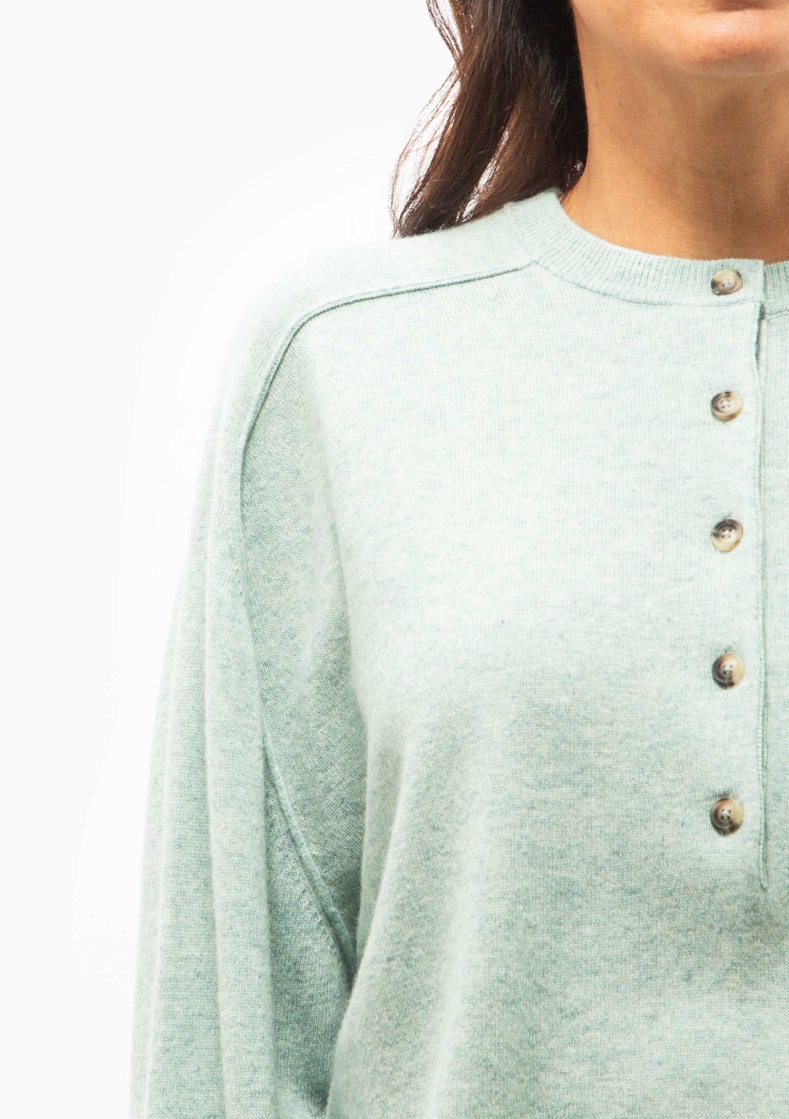 Guetty Sweater | Vert D'Eau