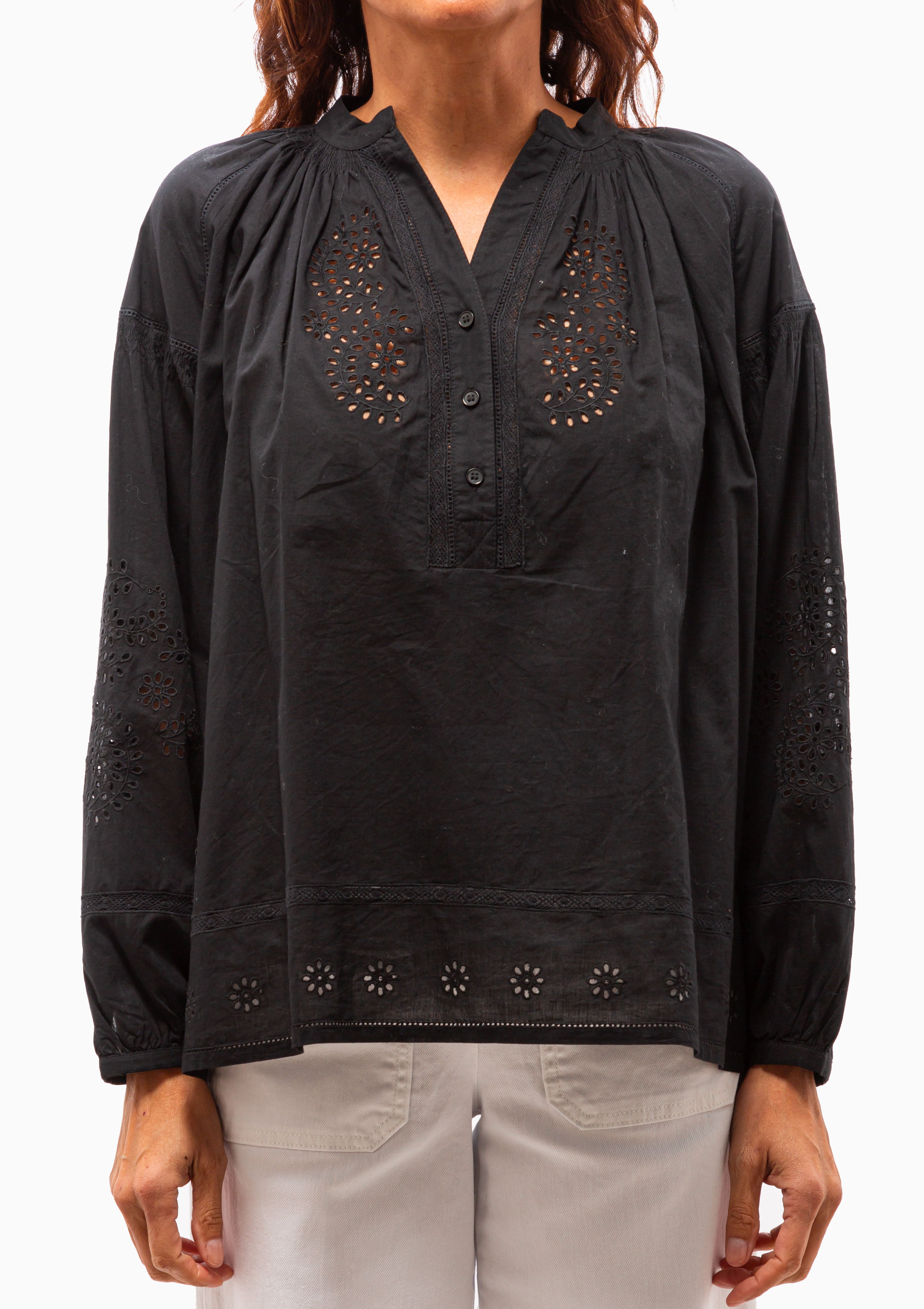Nipoa Blouse | Noir