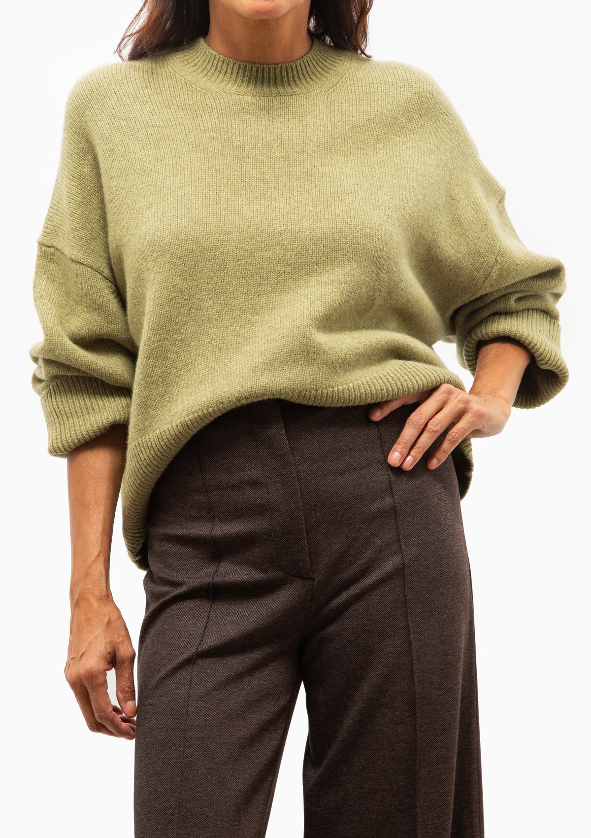 Hinde Pullover | Matcha