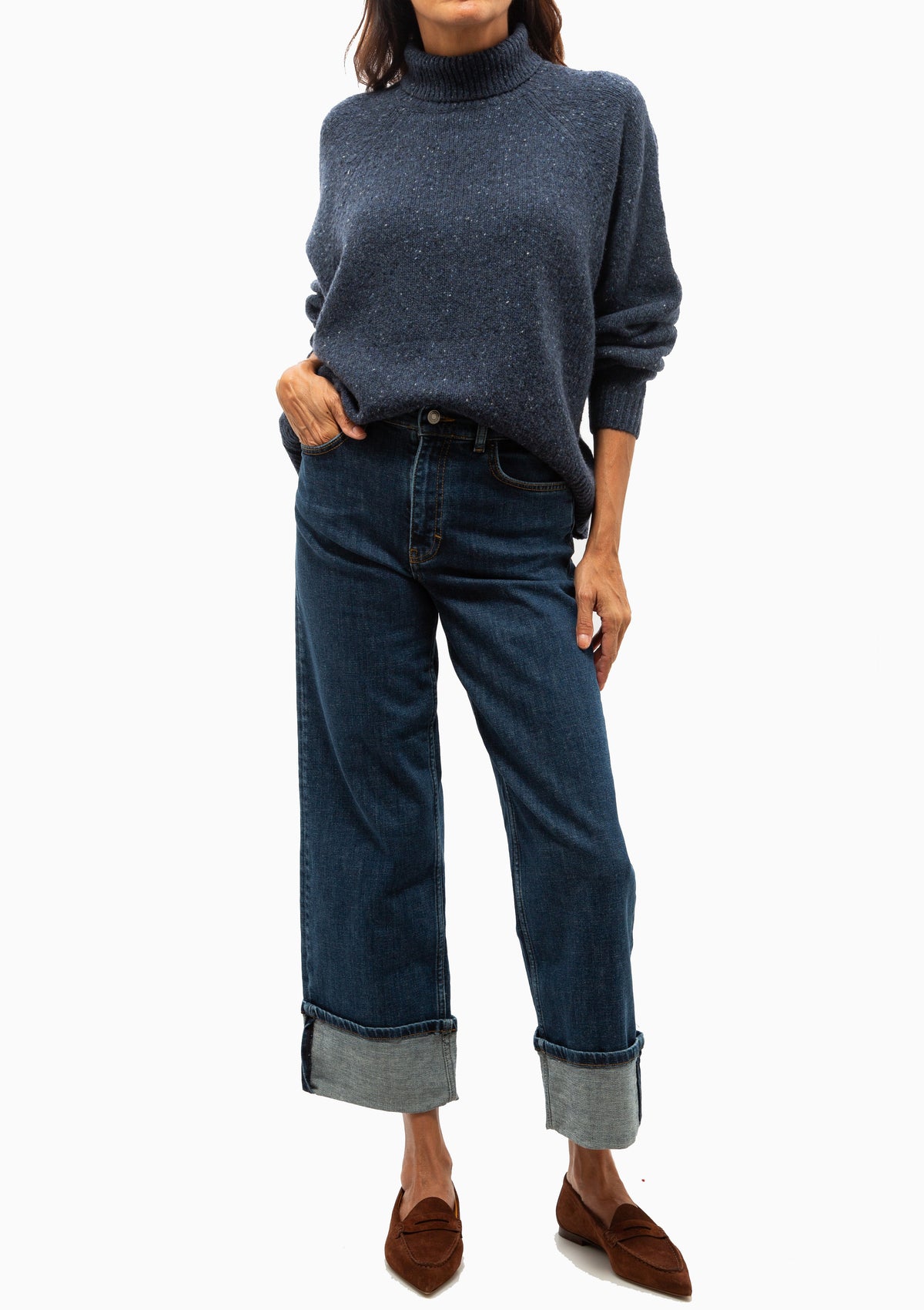 Dotty Pullover | Denim