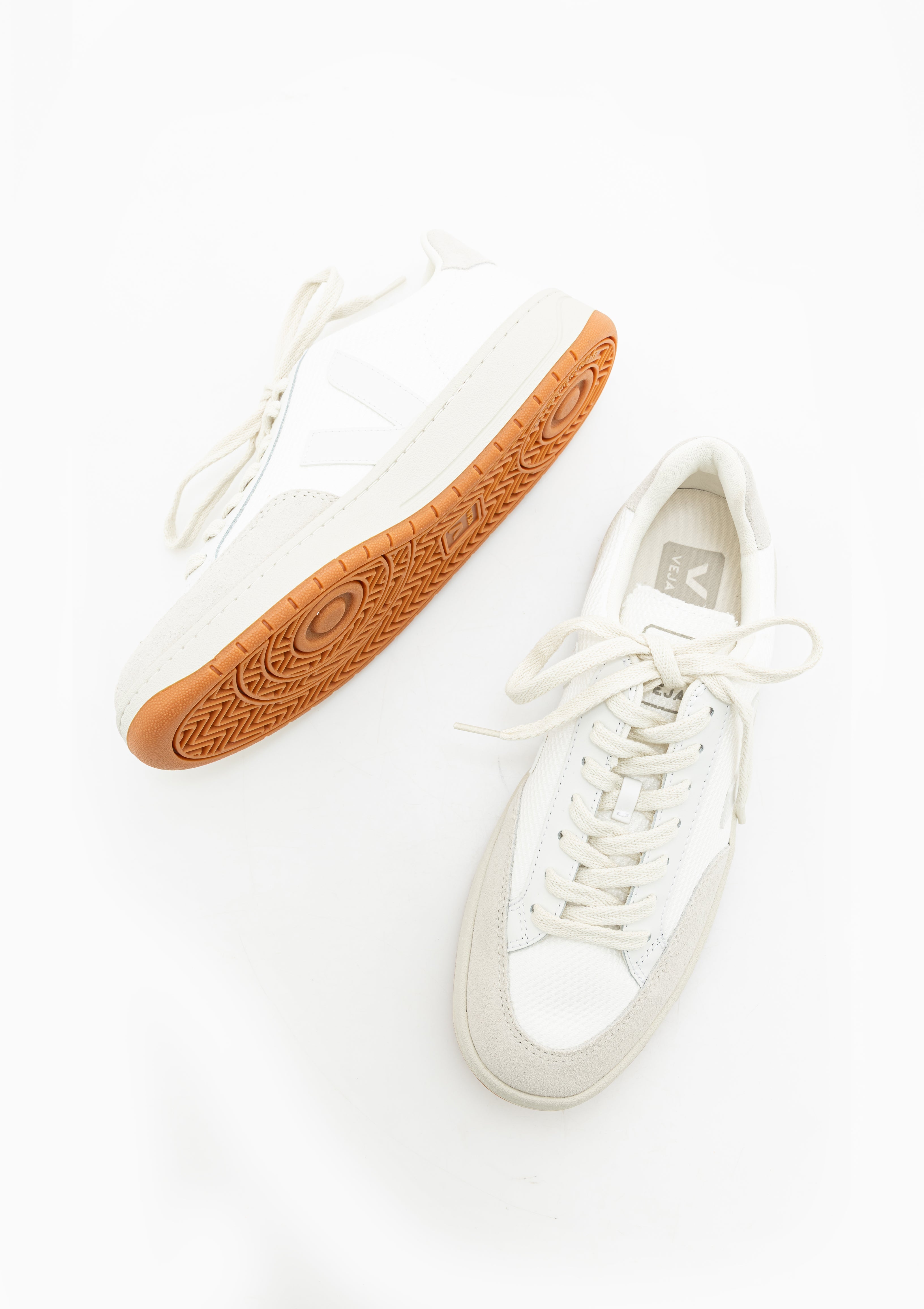 V-12 B-Mesh Sneaker | White Natural