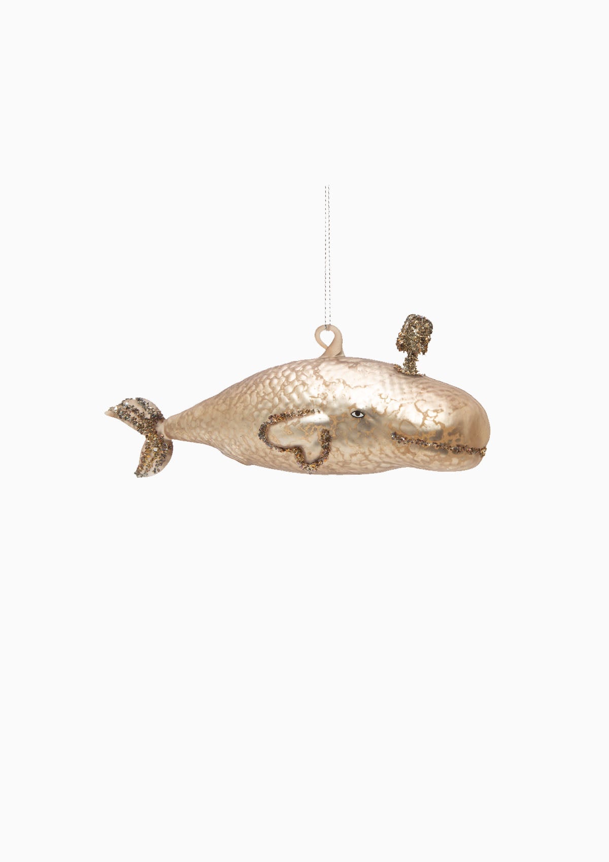 Victorian Whale Ornament | Pearl