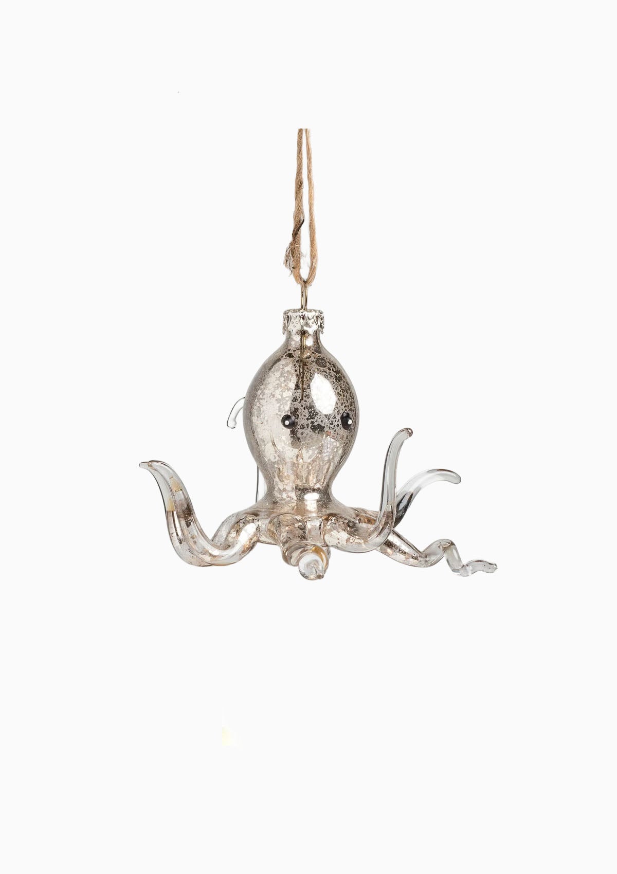 Baby Octopus Glass Ornament