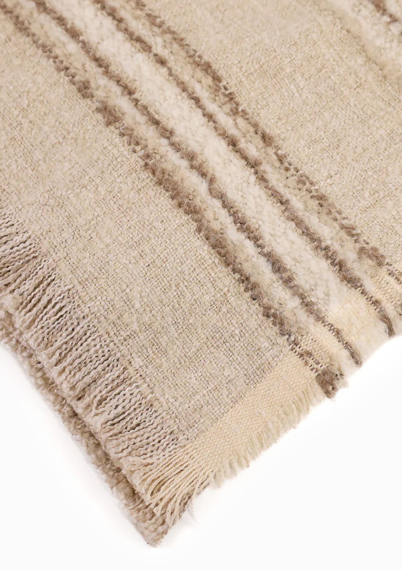 Becker Throw, Natural/Cream| 71" x 53"