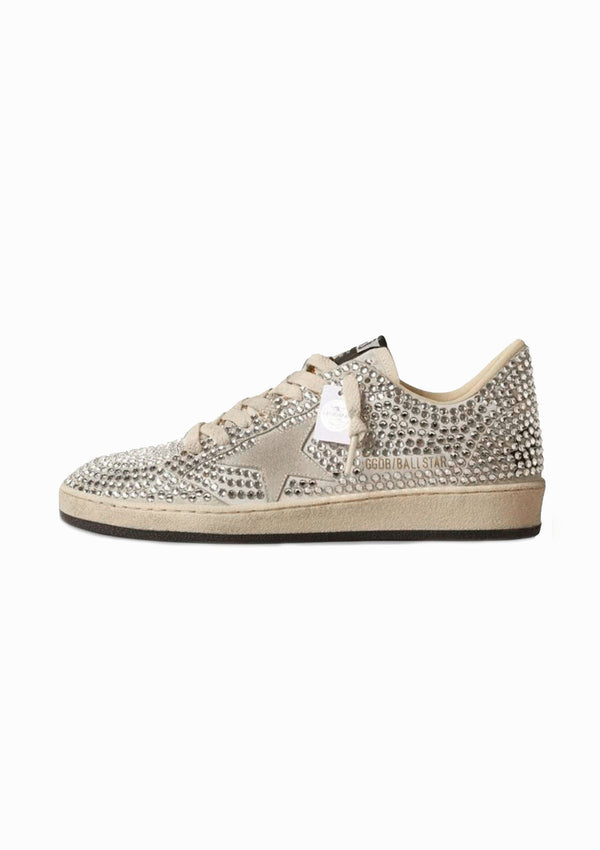 Ball Star LTD Sneaker Suede Crystals | White/Ice/Crystal