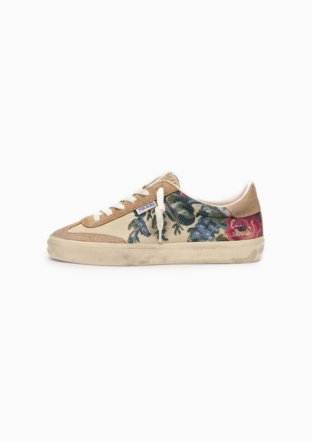 Soul Star Sneaker Printed Canvas & Suede | Multi/Tobacco