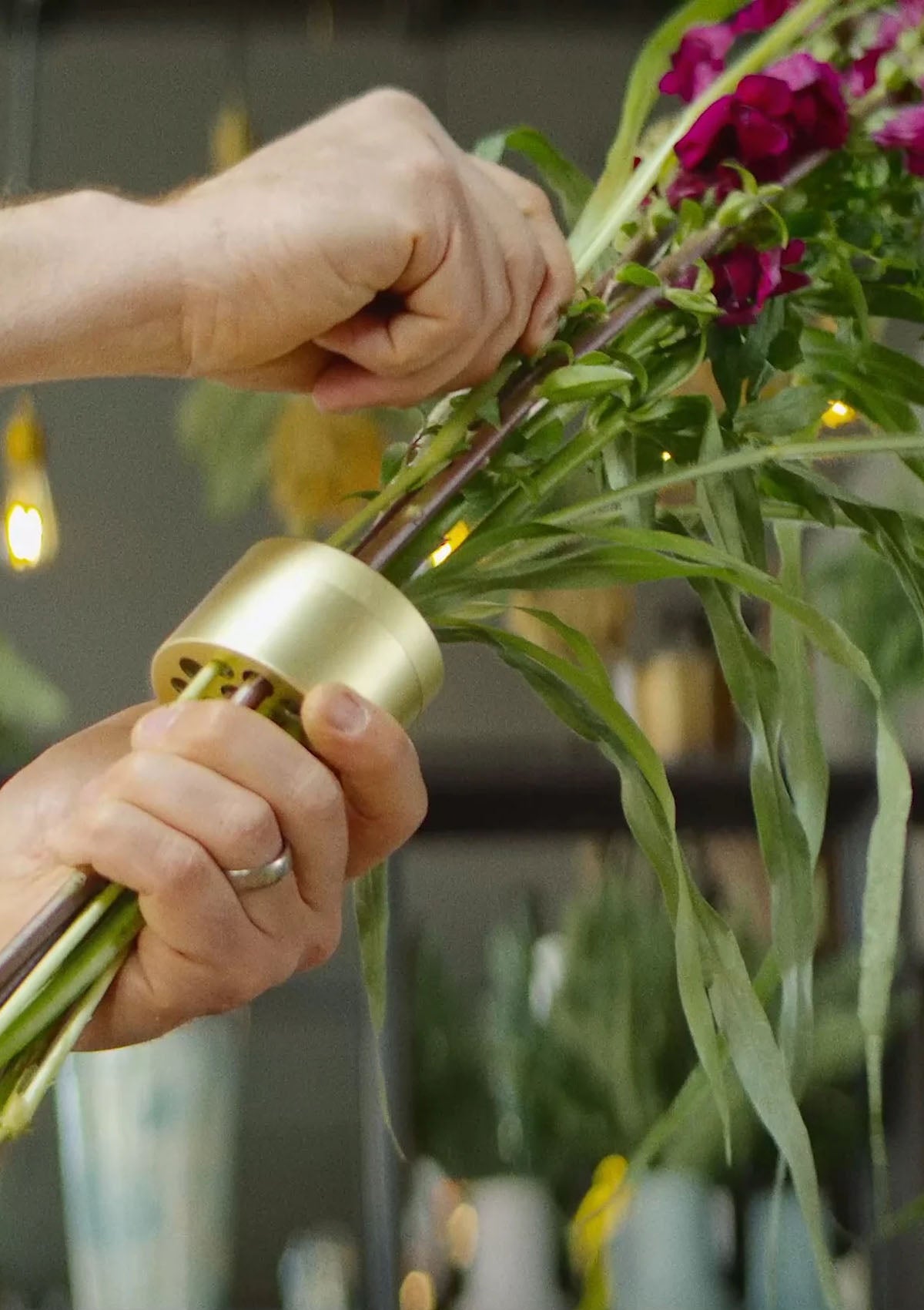 Hanataba Bouquet Twister | Champagne Gold