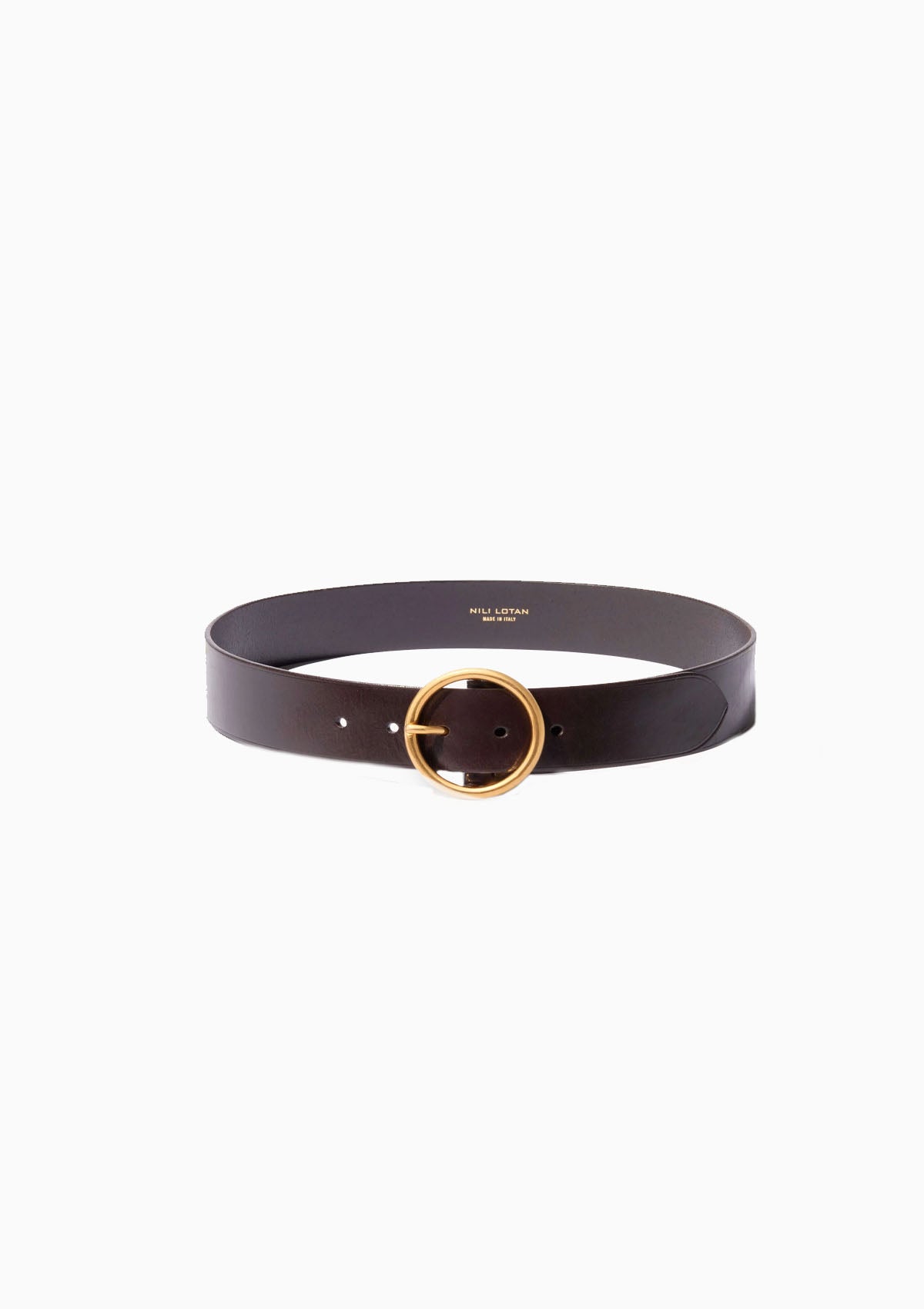 Nili Lotan Avery Belt in Brown. Available at Diani.