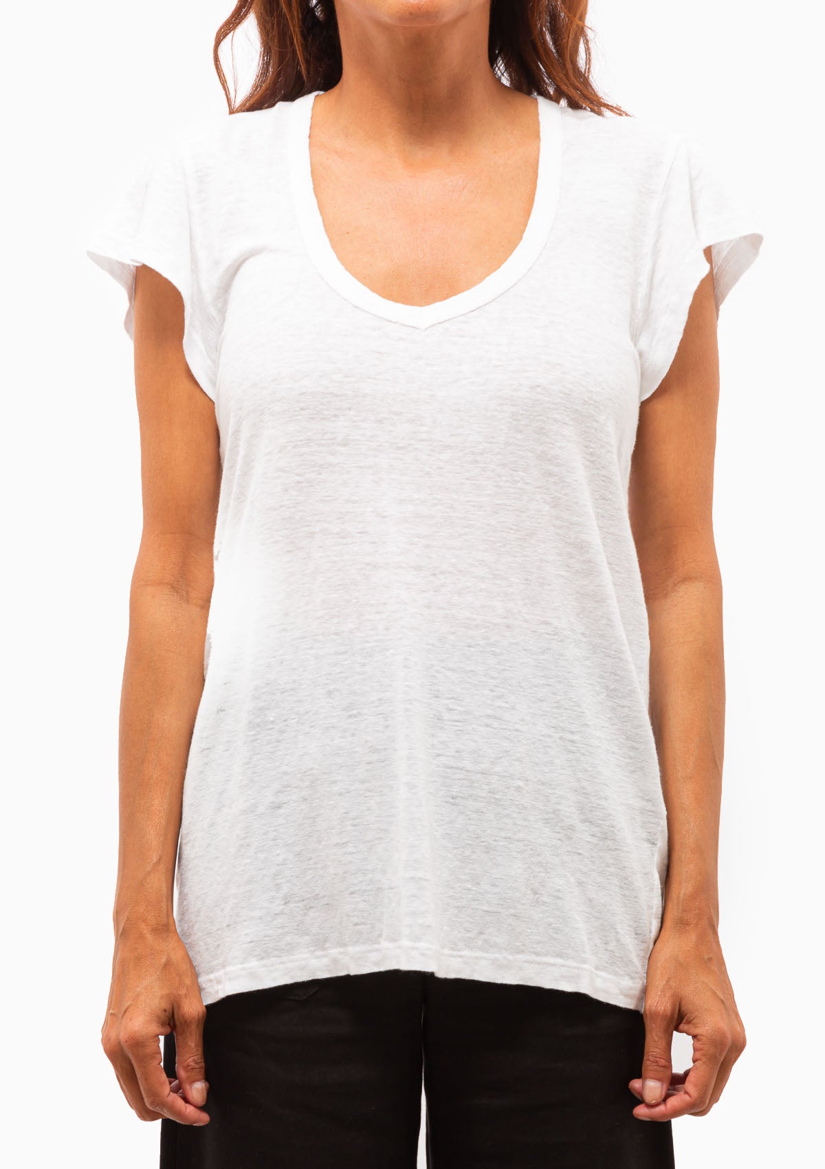 Zankou V-Neck T-Shirt | White