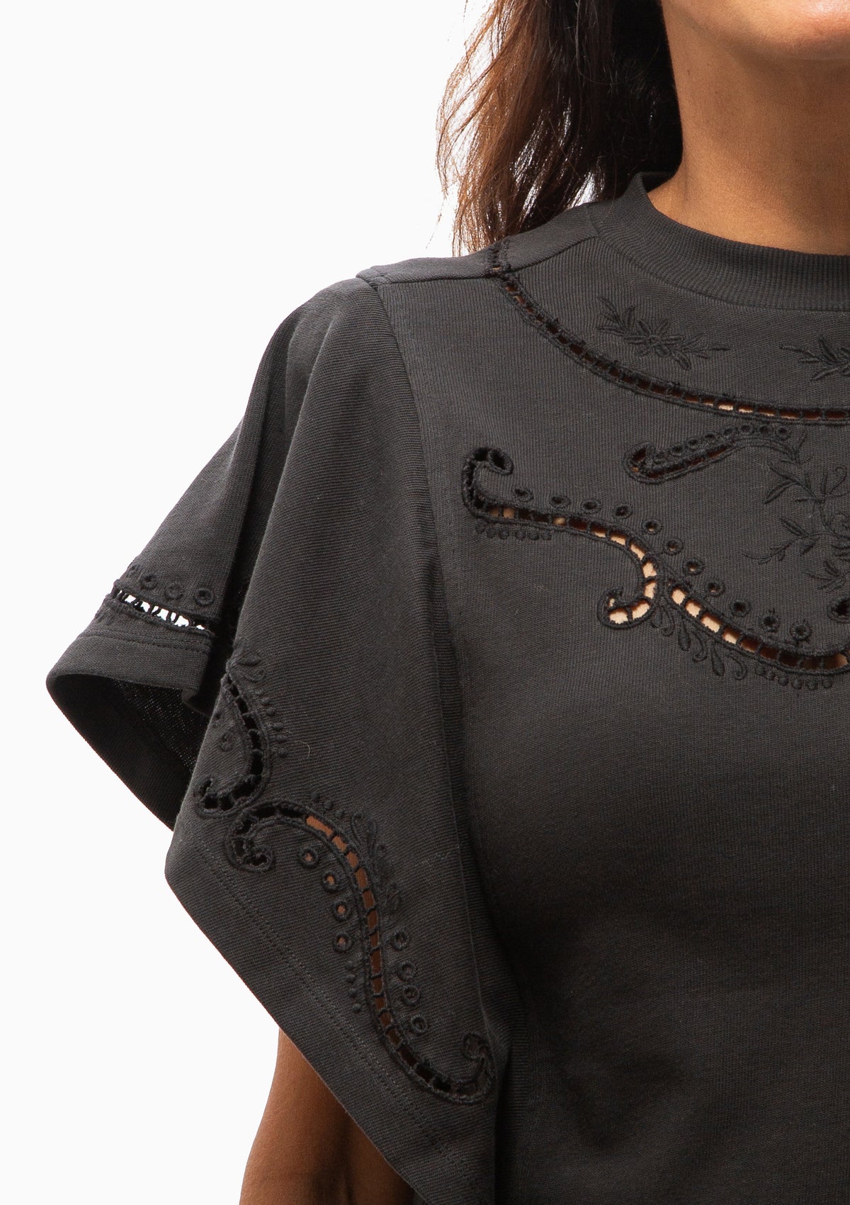 Eoline Tee Shirt | Faded Black