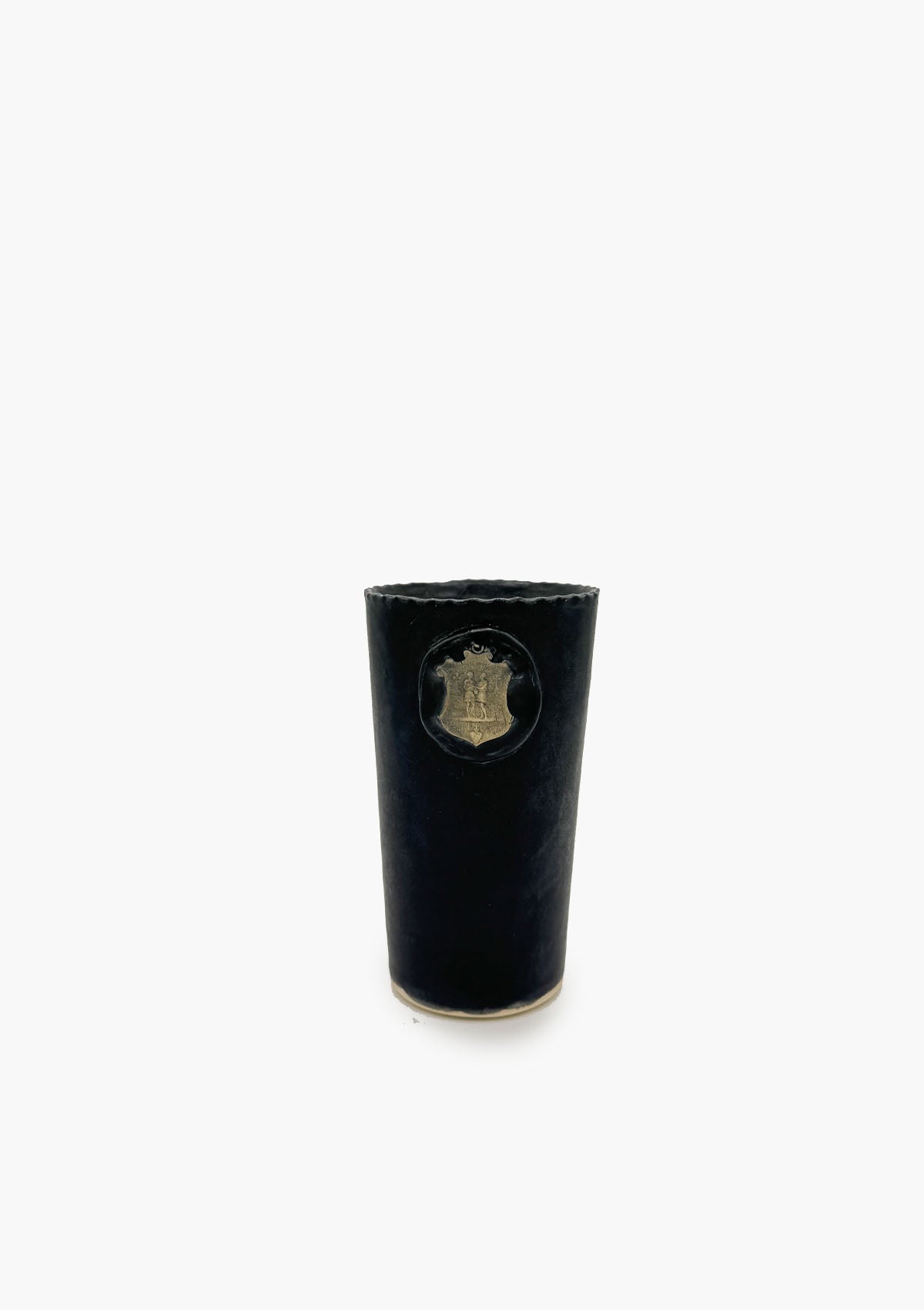 French Friendship Medallion Heather Vase | Soot