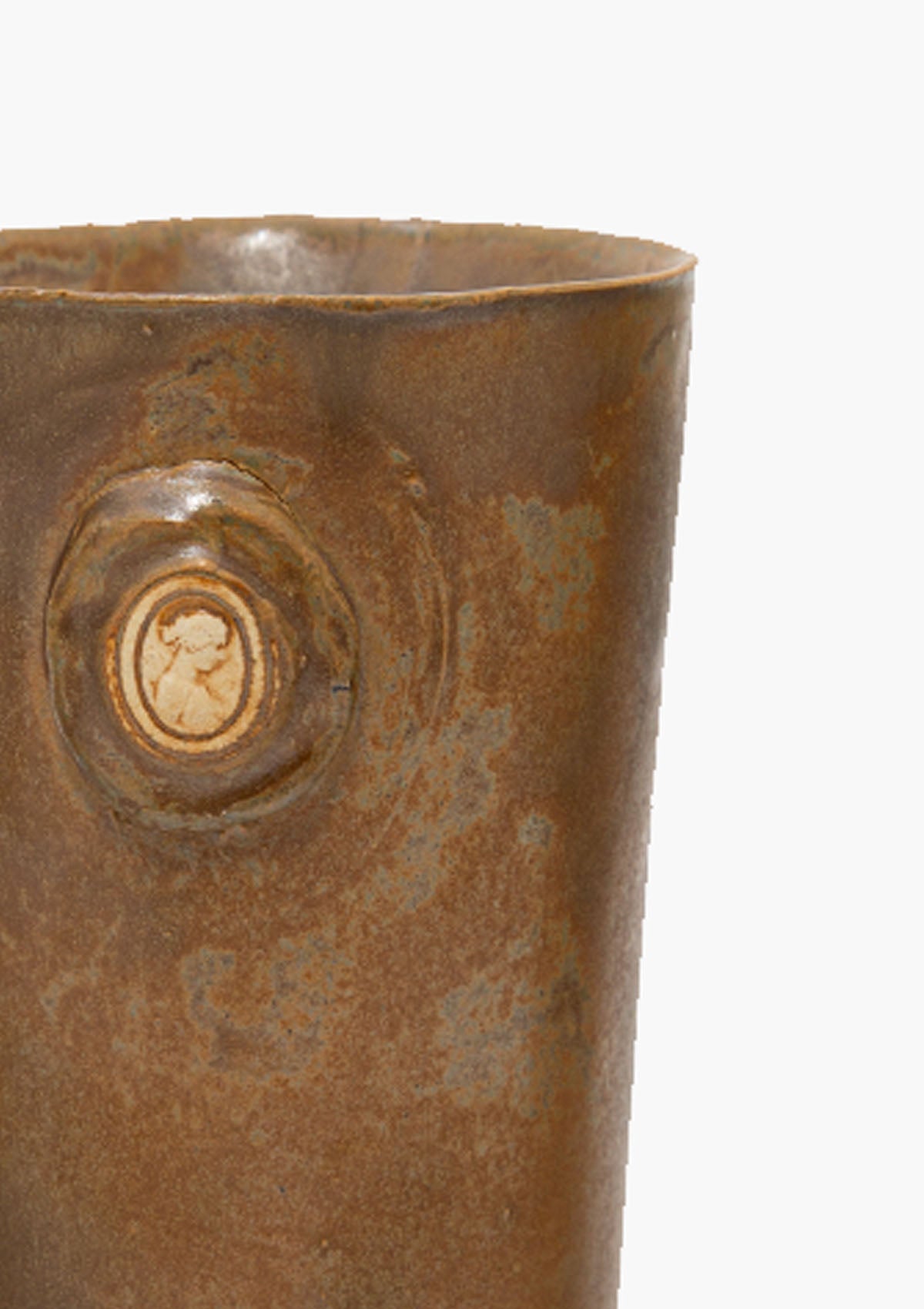 Psyche Heather Vase | Leather