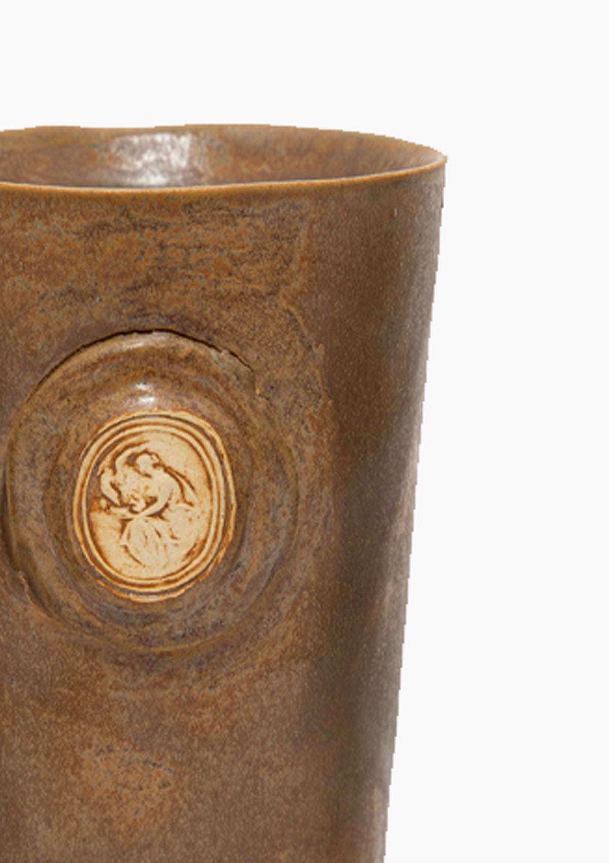 Hebe Heather Vase | Leather