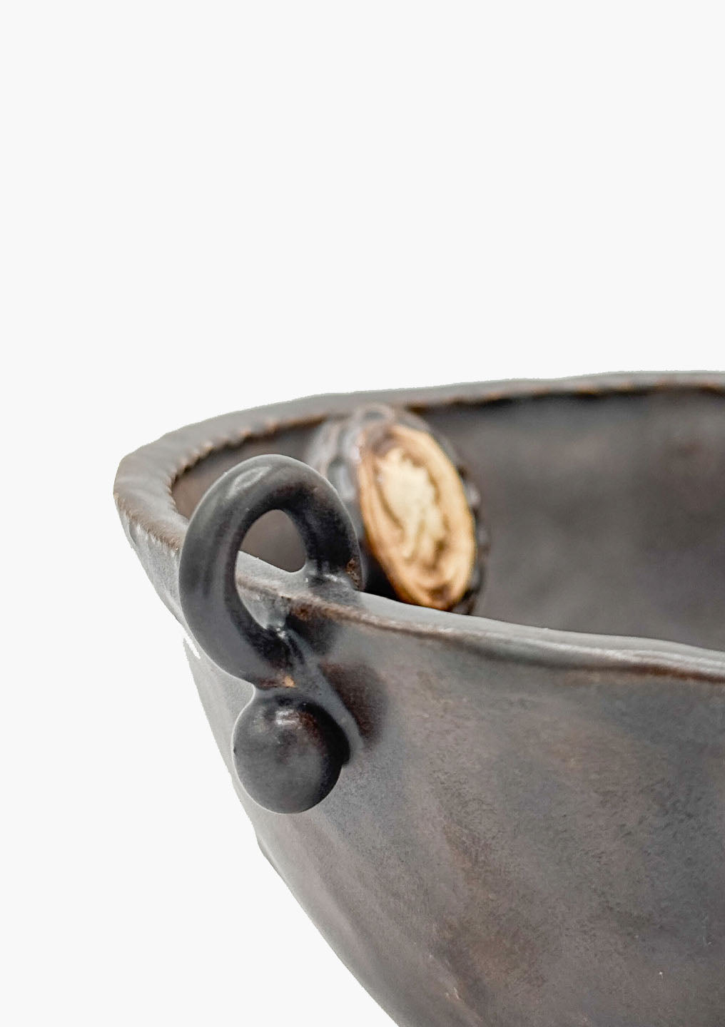 Perseus Kim Handle Bowl | Black Walnut