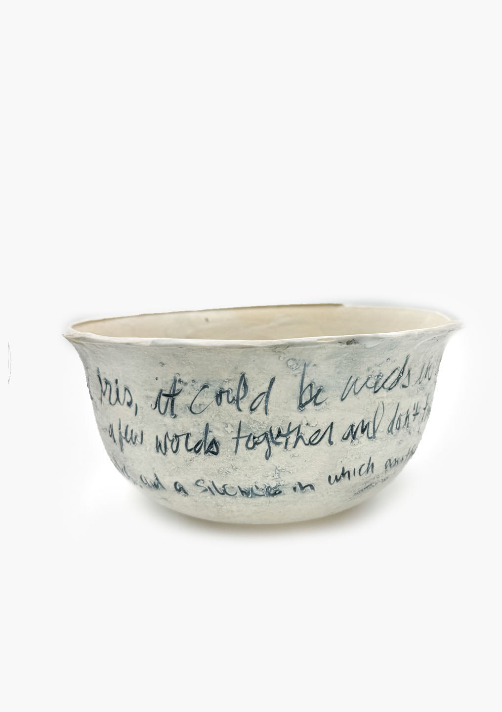 Voluntas Large Bowl | "Praying" Mary Oliver