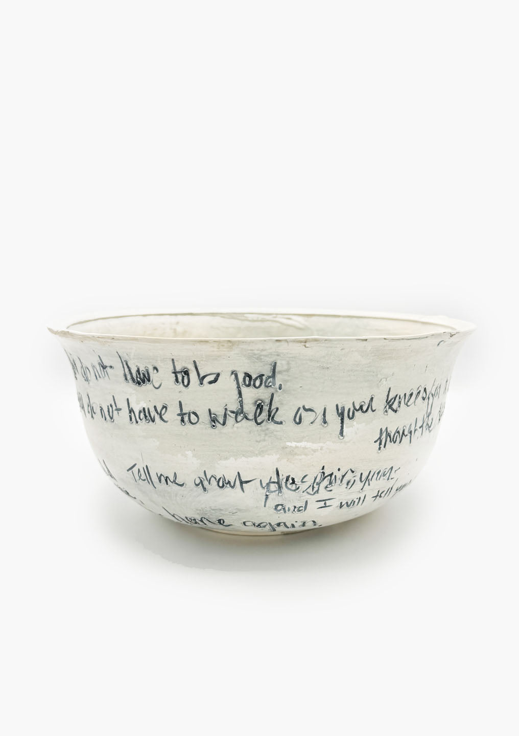 Voluntas Large Bowl | "Wild Geese" Mary Oliver