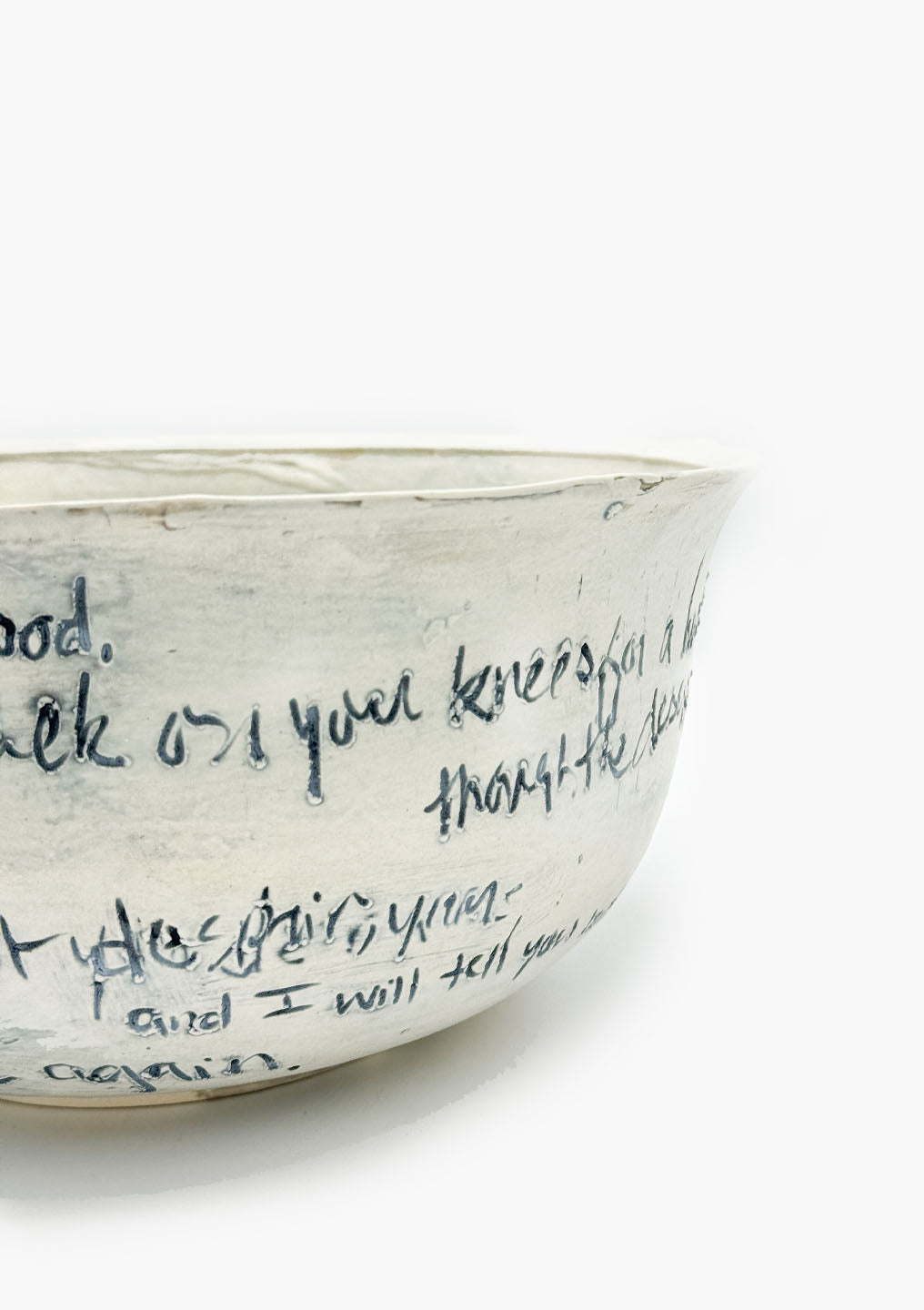 Voluntas Large Bowl | "Wild Geese" Mary Oliver
