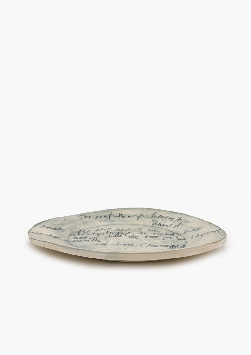 Voluntas Plate | Laura Ingalls Wilder Quote