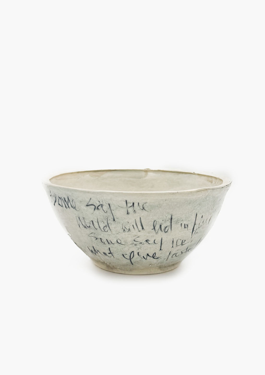 Voluntas Small Bowl | "Fire & Ice" Robert Frost