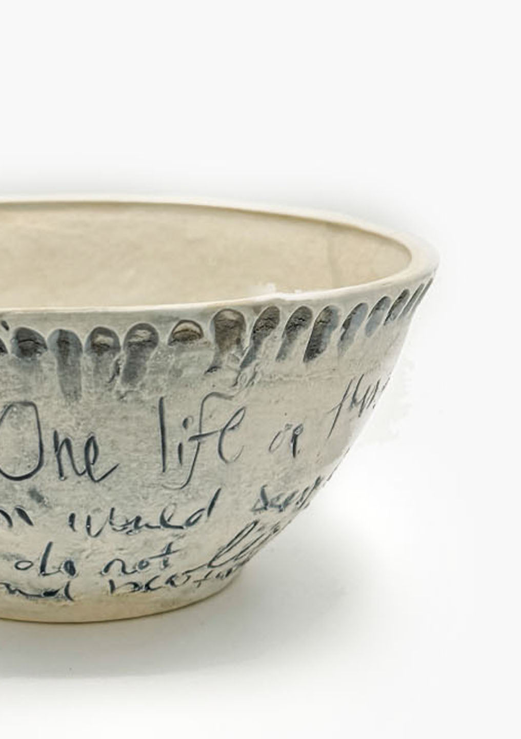 Voluntas Small Bowl | Frederick Buechner Quote