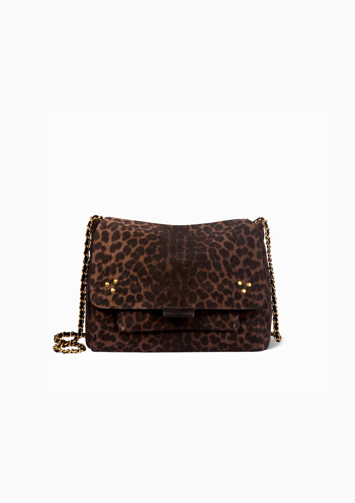 Lulu M | Split Suede Imprime Leopard Natural