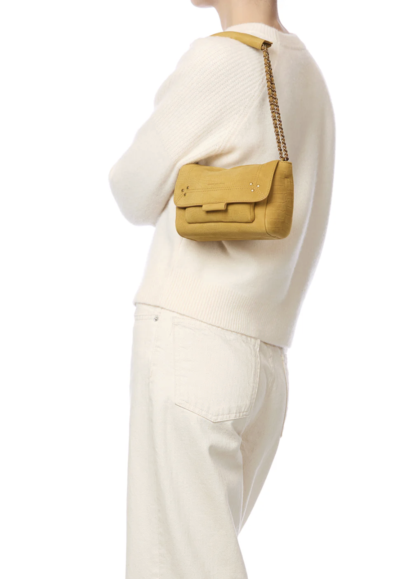 Lulu S | Imprime Croco Moutarde