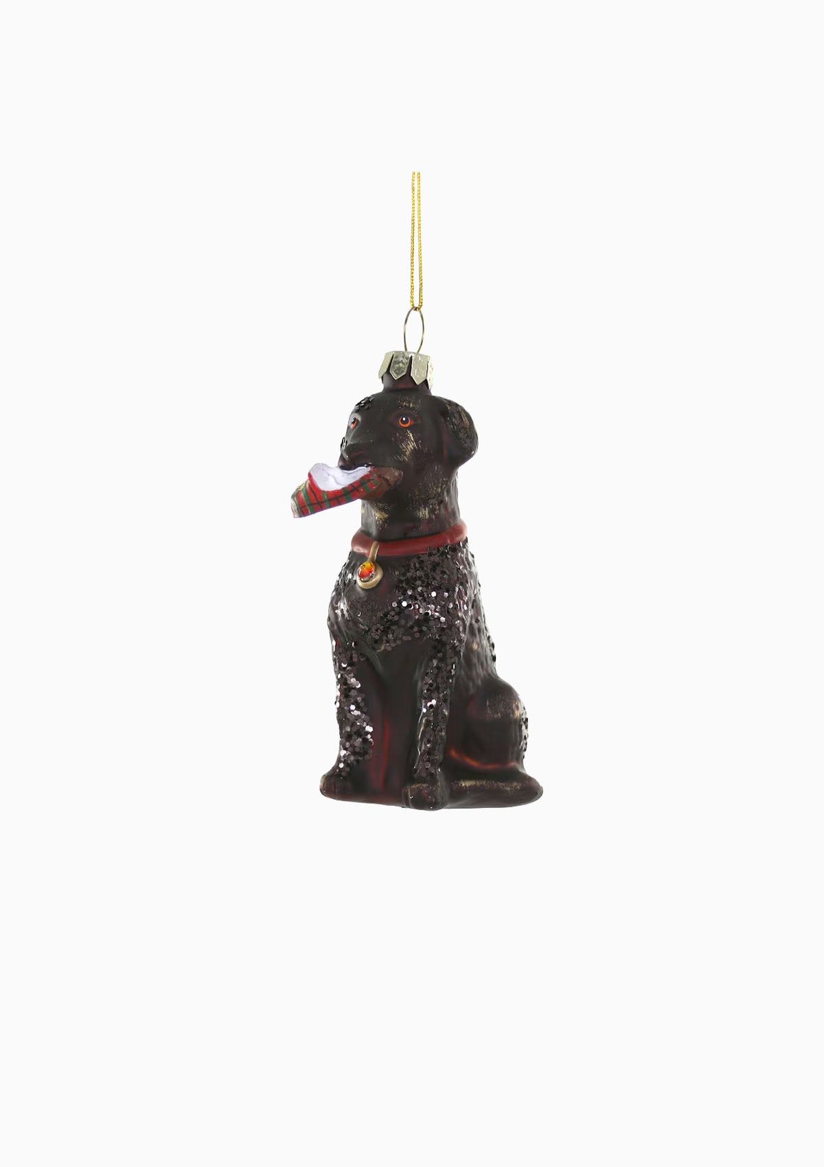 Lab With Slipper Ornament