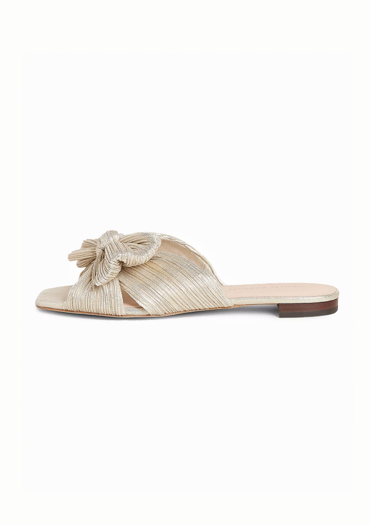 Daphne Bow Slide | Platinum