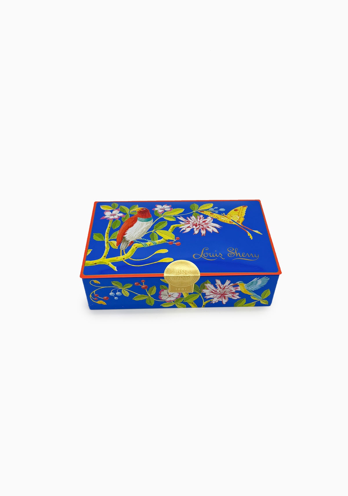 Louis Sherry Chocolates 12-Piece Tin | Howard Harrison Bird & Butterfly