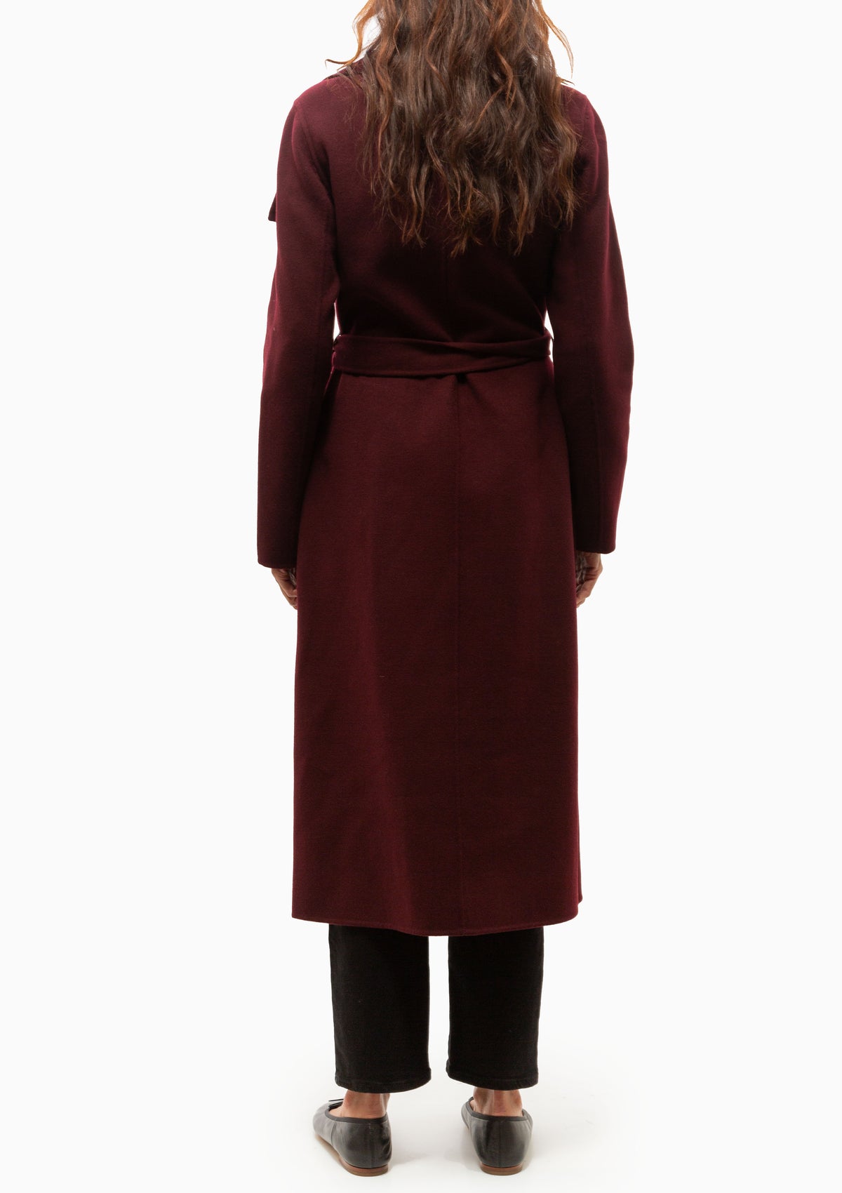 Mai Wrap Coat | Garnet