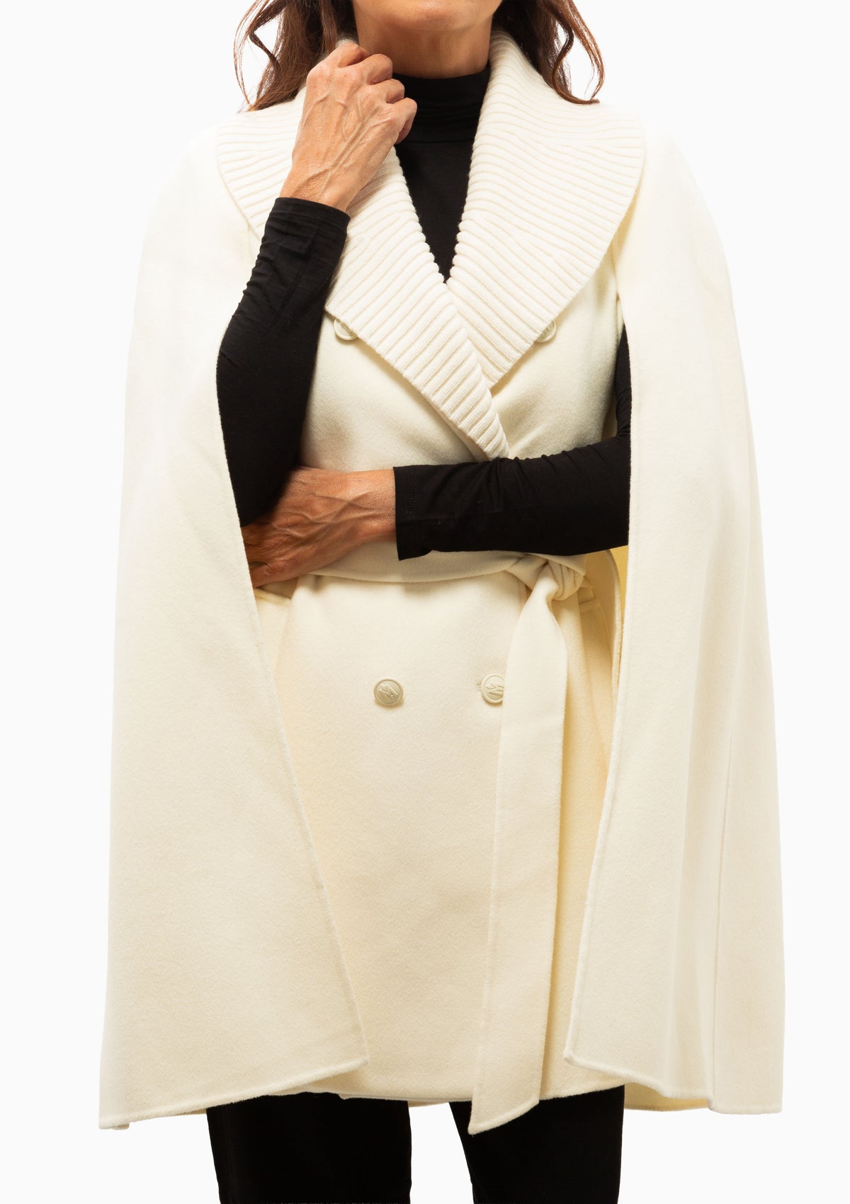 Susie Wool Cape | Cream