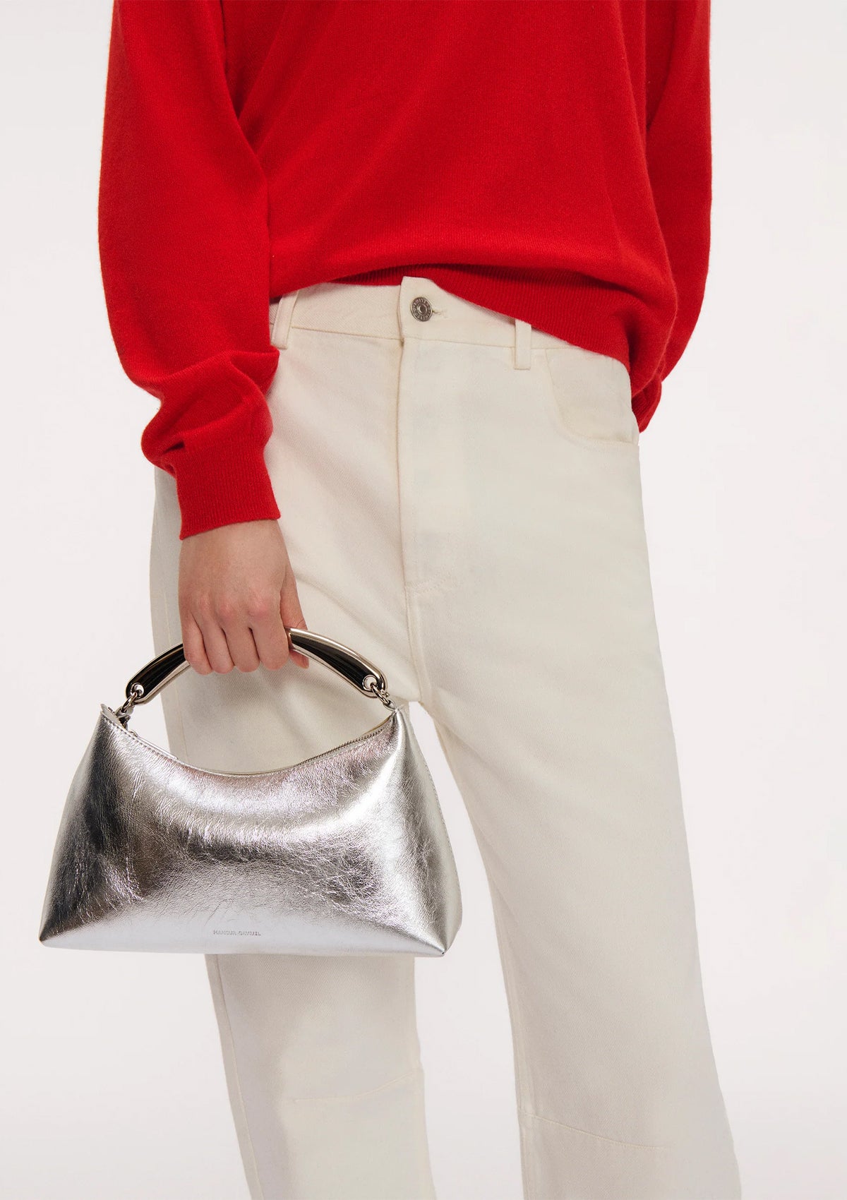 Metal Handle Rhea | Silver