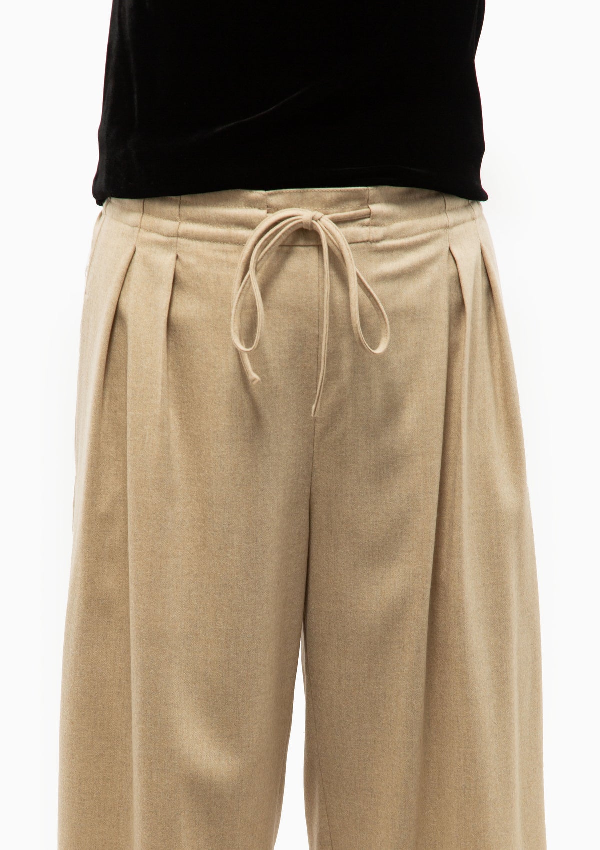 Drawstring Trouser | Oatmeal