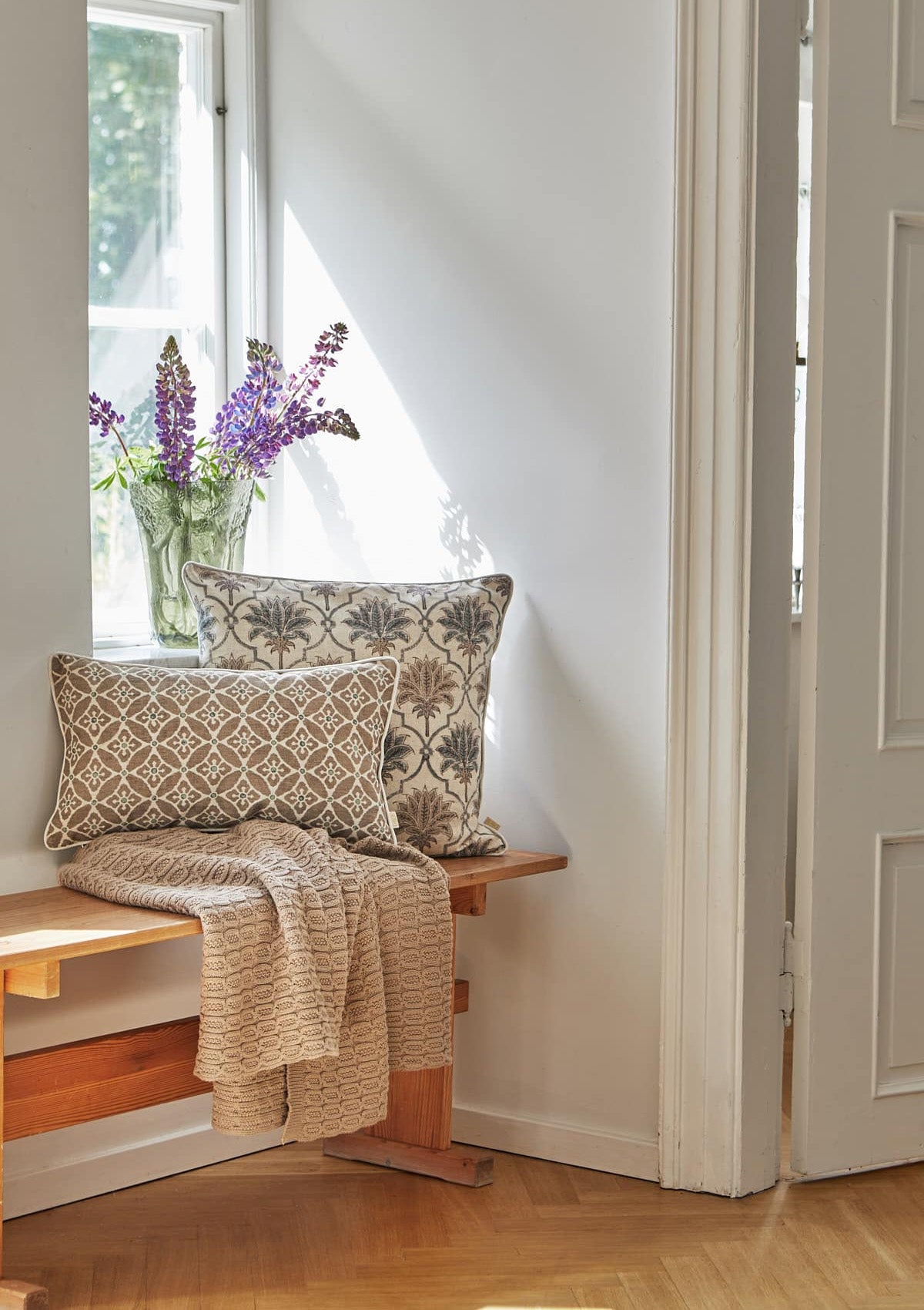 Marita Cushion | Latte, 20" x 13"