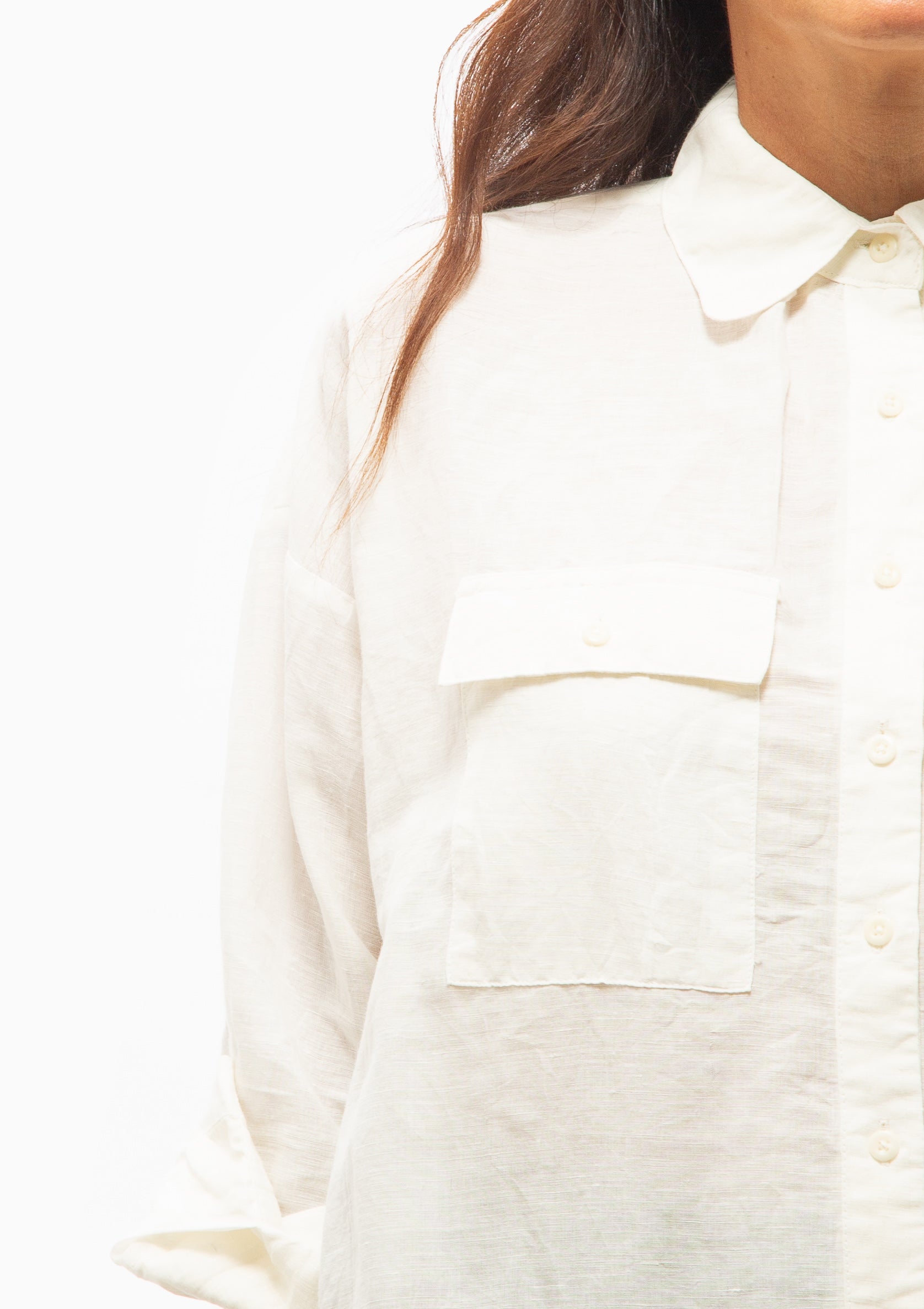 Kyoto Shirt | White Linen