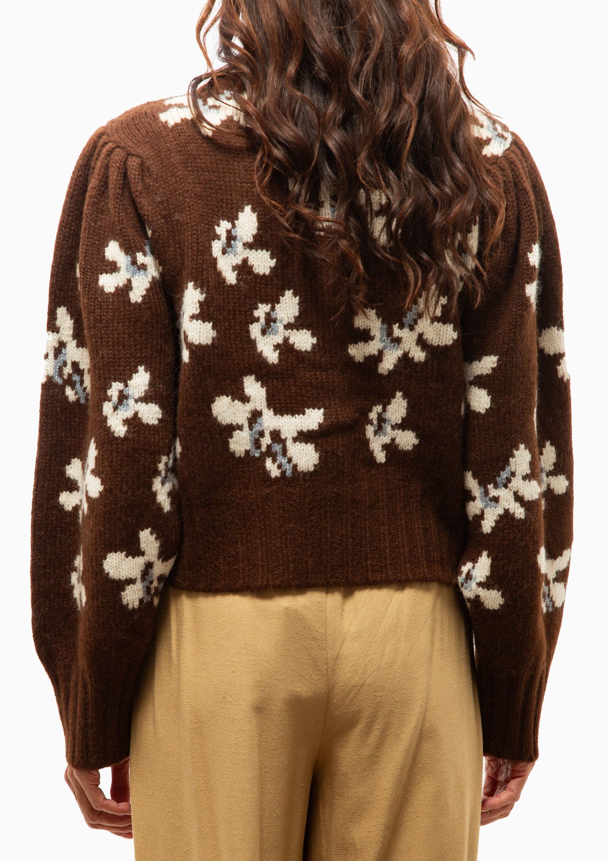 Valmorel Knit Cardigan | Cocoa Iris