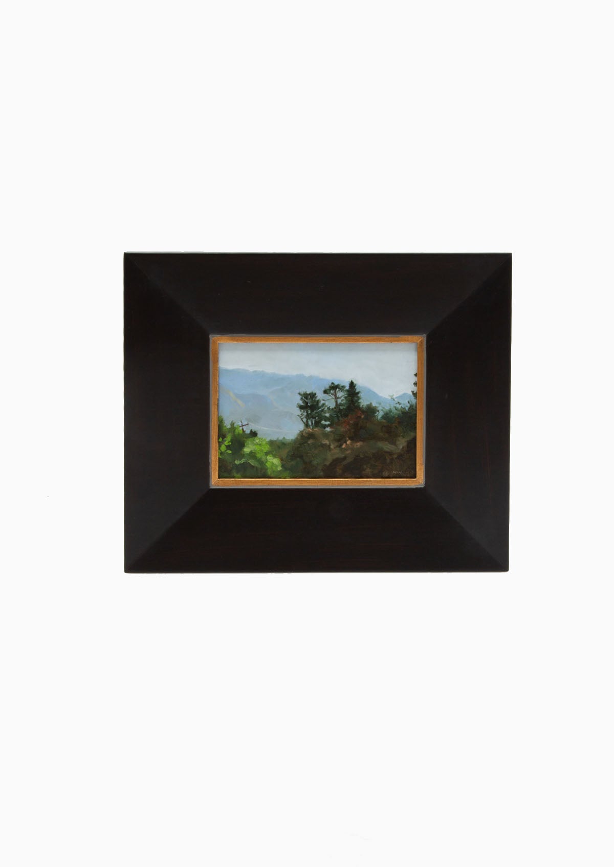 Montecito Mountain View Framed Oil Painting | 5" x 7"