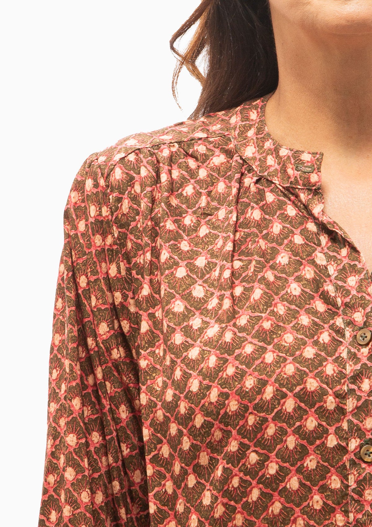 Tolan Shirt | Scallop Rosewood
