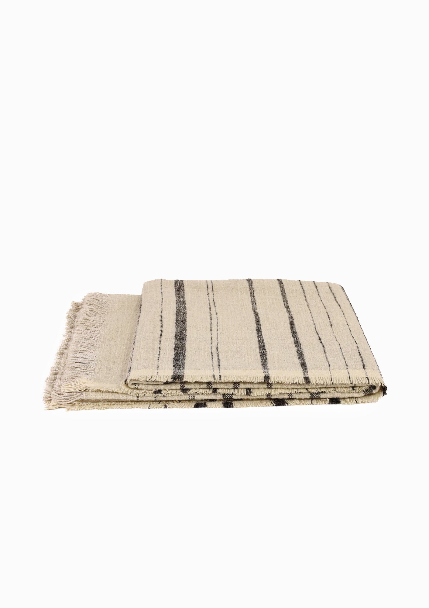 Nate Throw, Natural/Black | 79" x 55"