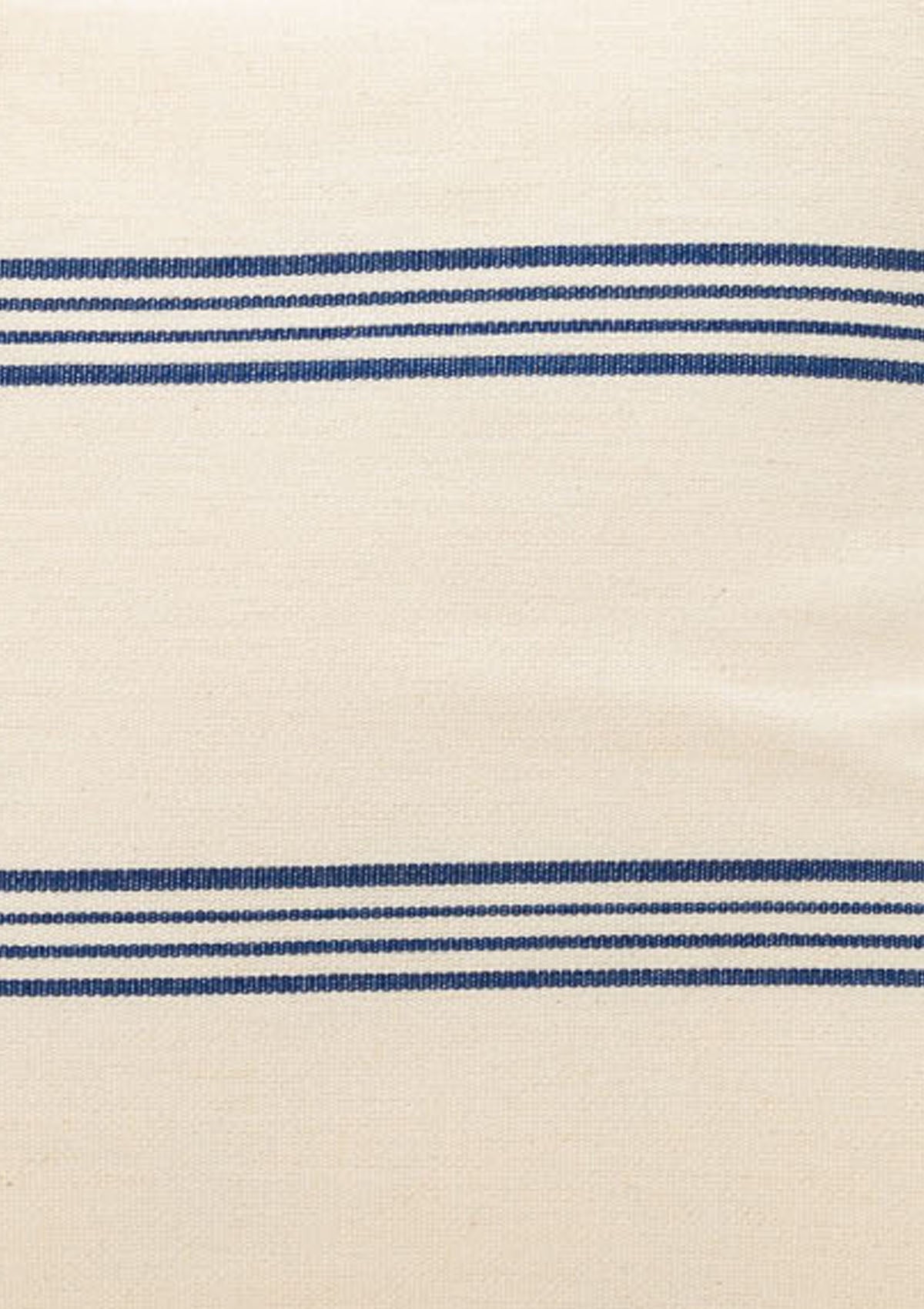 New Cushion, Navy/Ecru Thin Stripe | 20" x 20"
