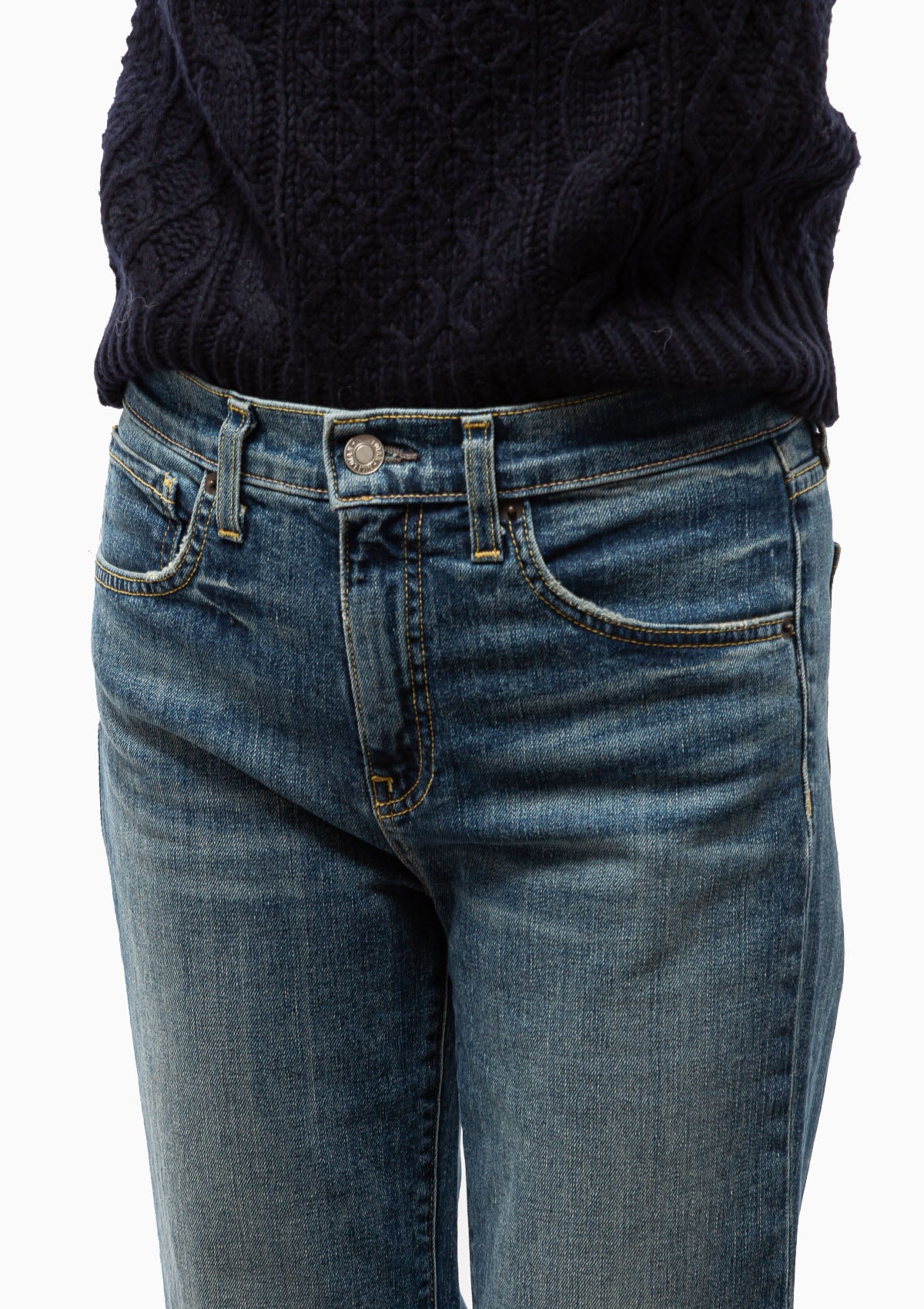 Nili Lotan Celia Jean Classic Wash. Shown with the Andrina Sweater. Available at Diani.