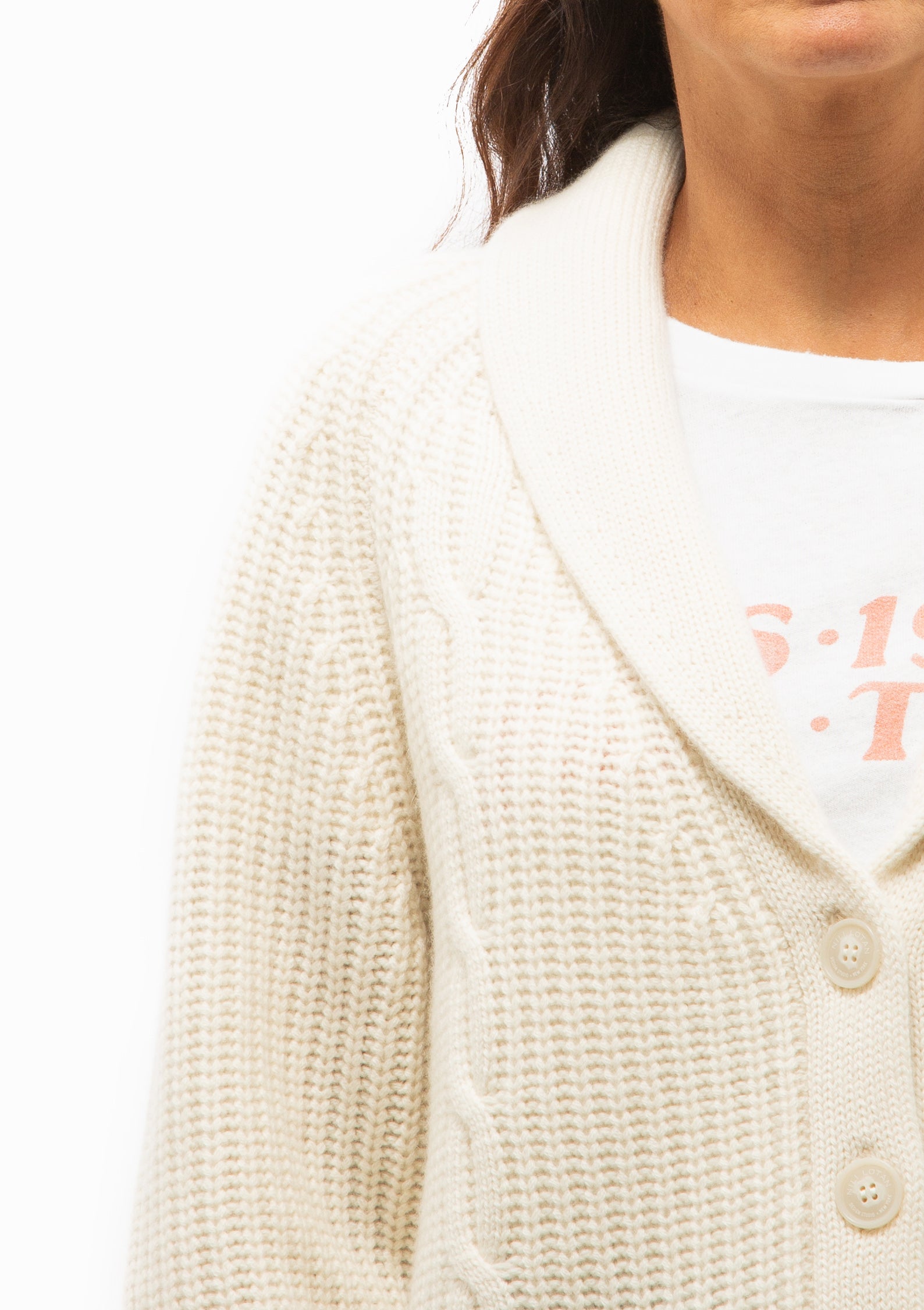 Riverton Cardigan | Ivory