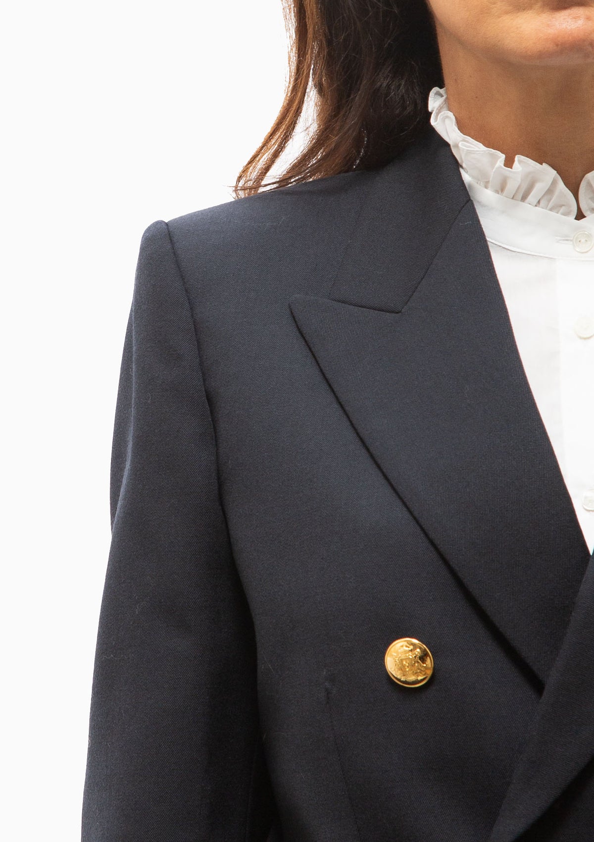 Bruni Double Breasted Jacket | Midnight