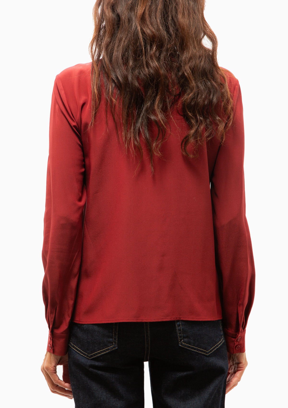 Lily Blouse | Crimson
