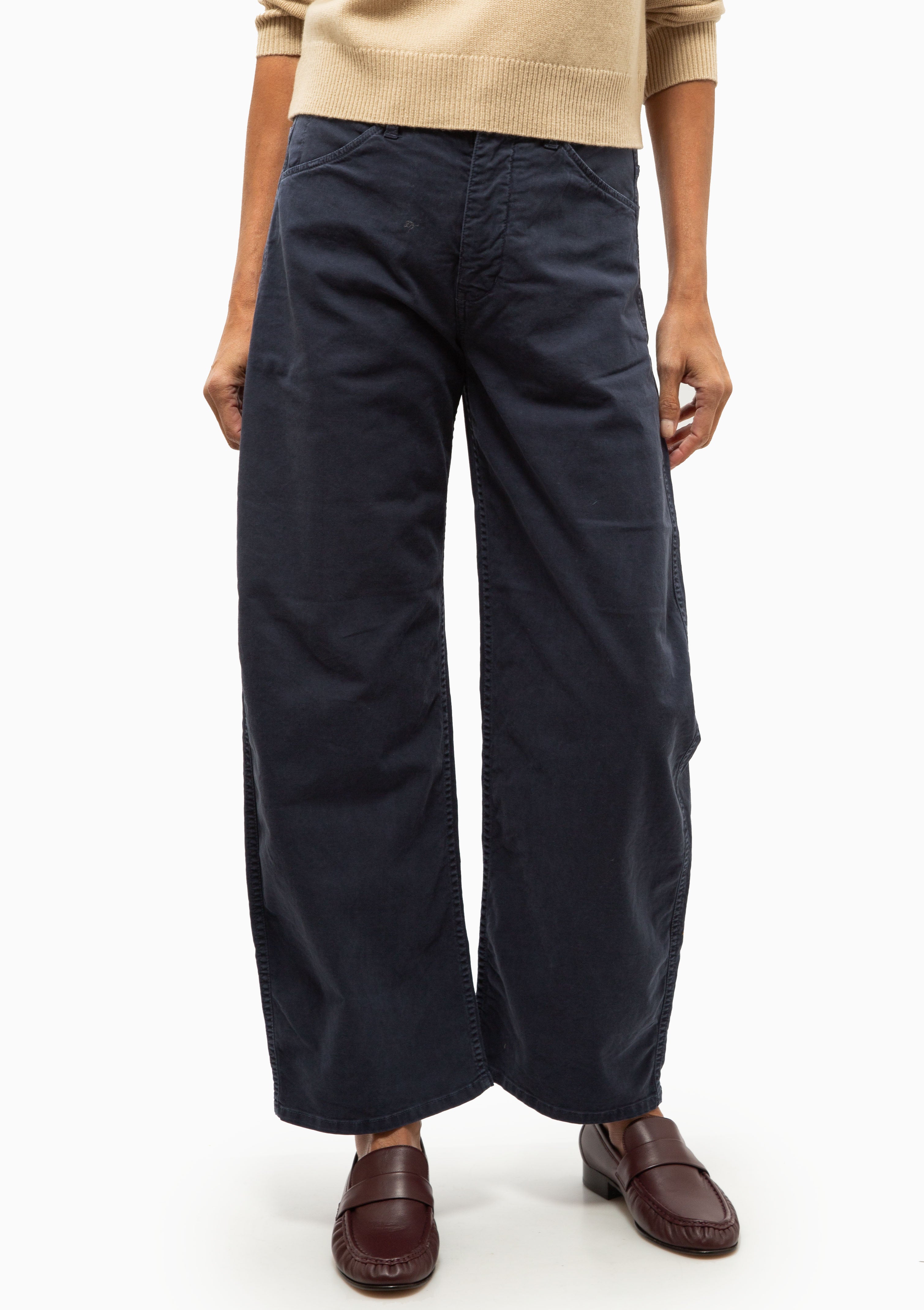 Nili Lotan | Tribeca Pant | Vintage Washed Admiral Blue