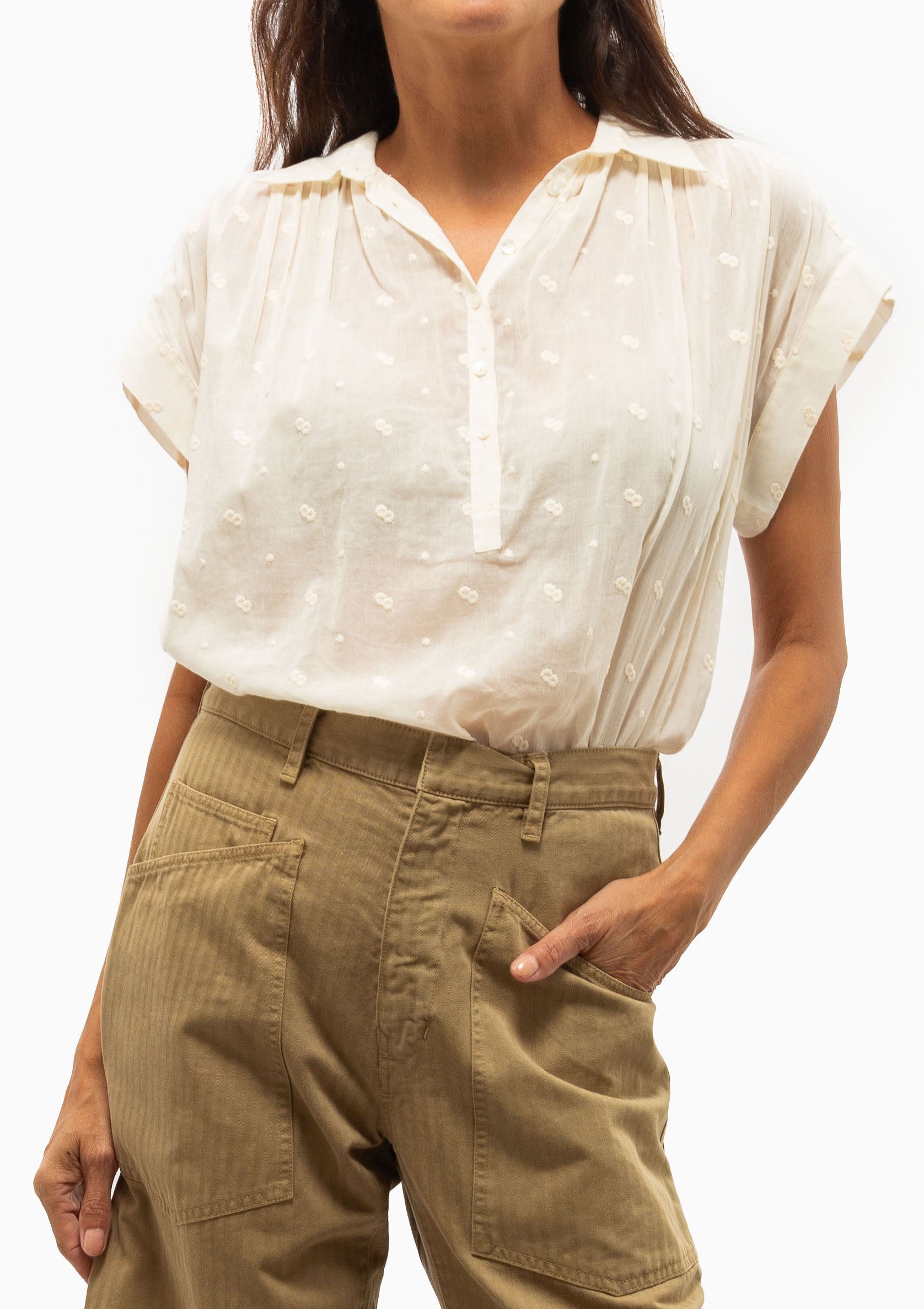 Normandy Blouse | Ivory