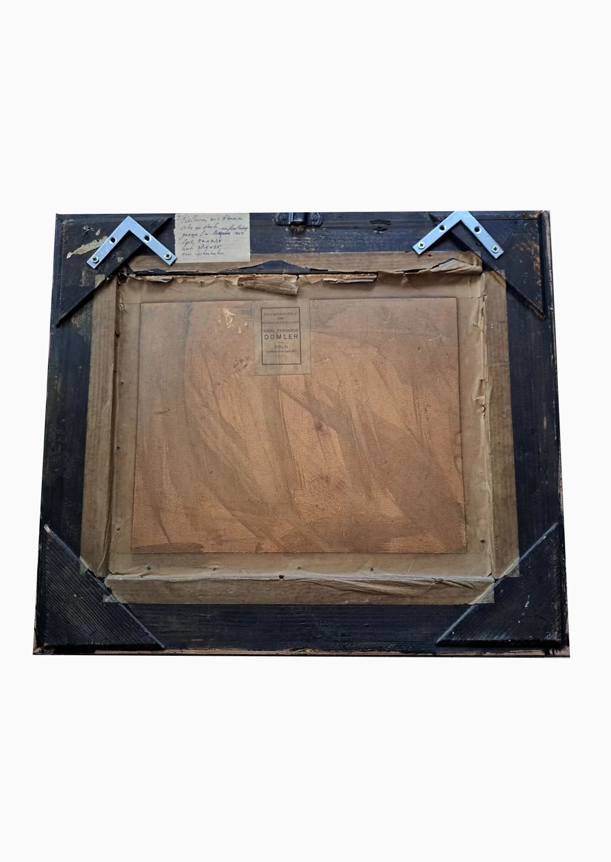 Original Antique German Flower Oil Painting | 16.5" x 19.7"