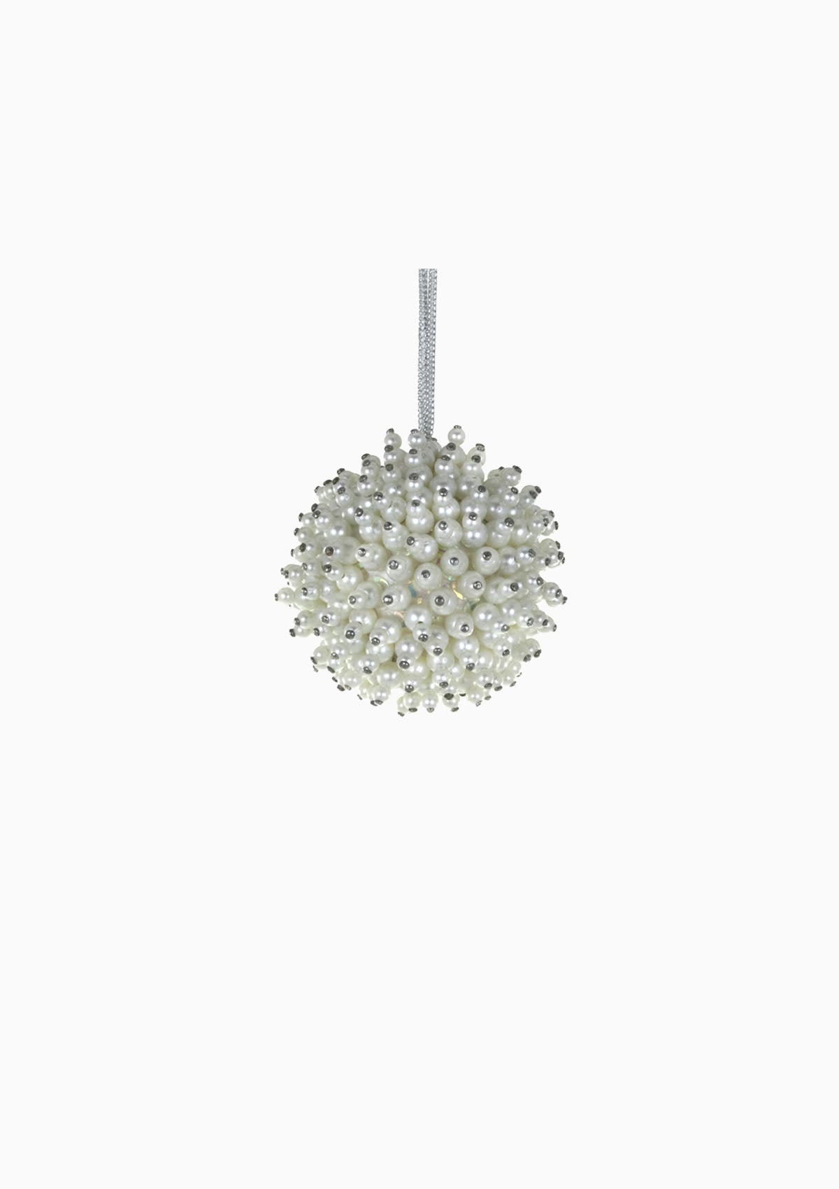 Pearl Cluster Bauble Ornament | Ivory, Large