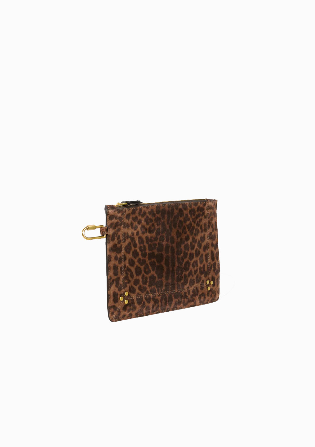 Popoche M | Split Suede Imprime Leopard Natural
